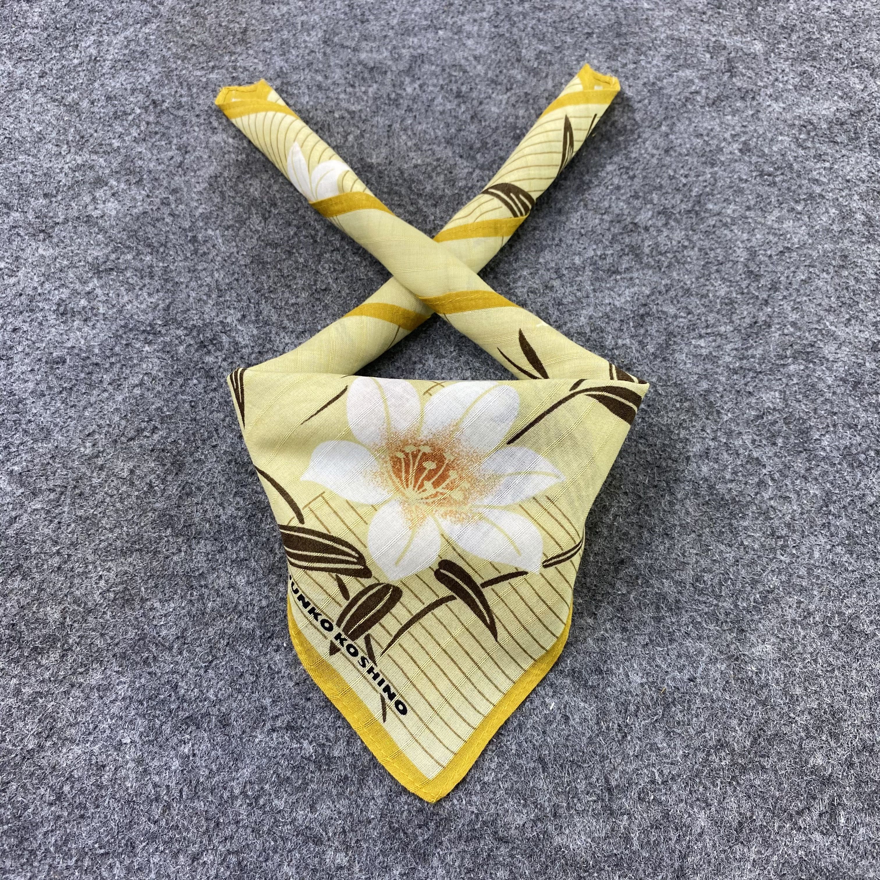 Japanese Brand Junko Koshino Handkerchief Neckerchief Bandana-B1904 Size ONE SIZE - 2 Thumbnail