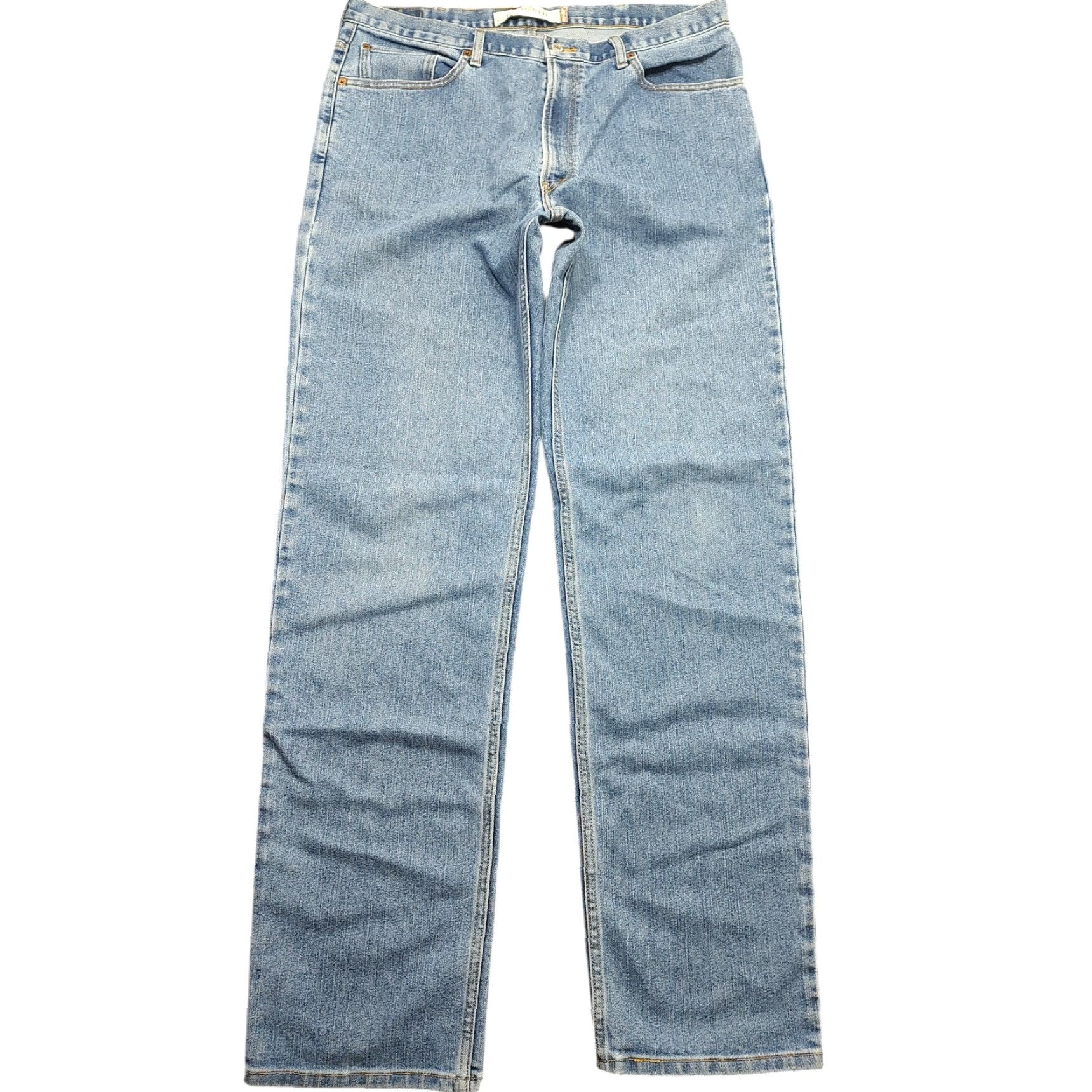 Levi's VINTAGE Levi's 550 Jeans Mens Relaxed Baggy 37x37 Light Blue Denim 90s Y2K USA Size US 36 / EU 52 - 2 Thumbnail