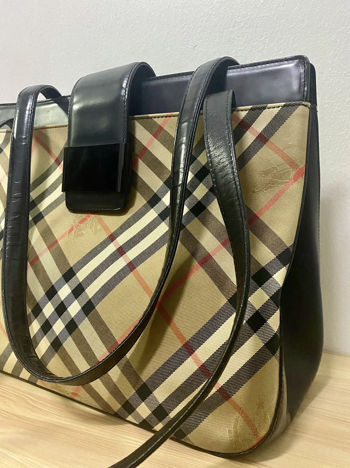Burberry Vintage Burberrys of London Nova check handbag Size ONE SIZE - 5 Thumbnail
