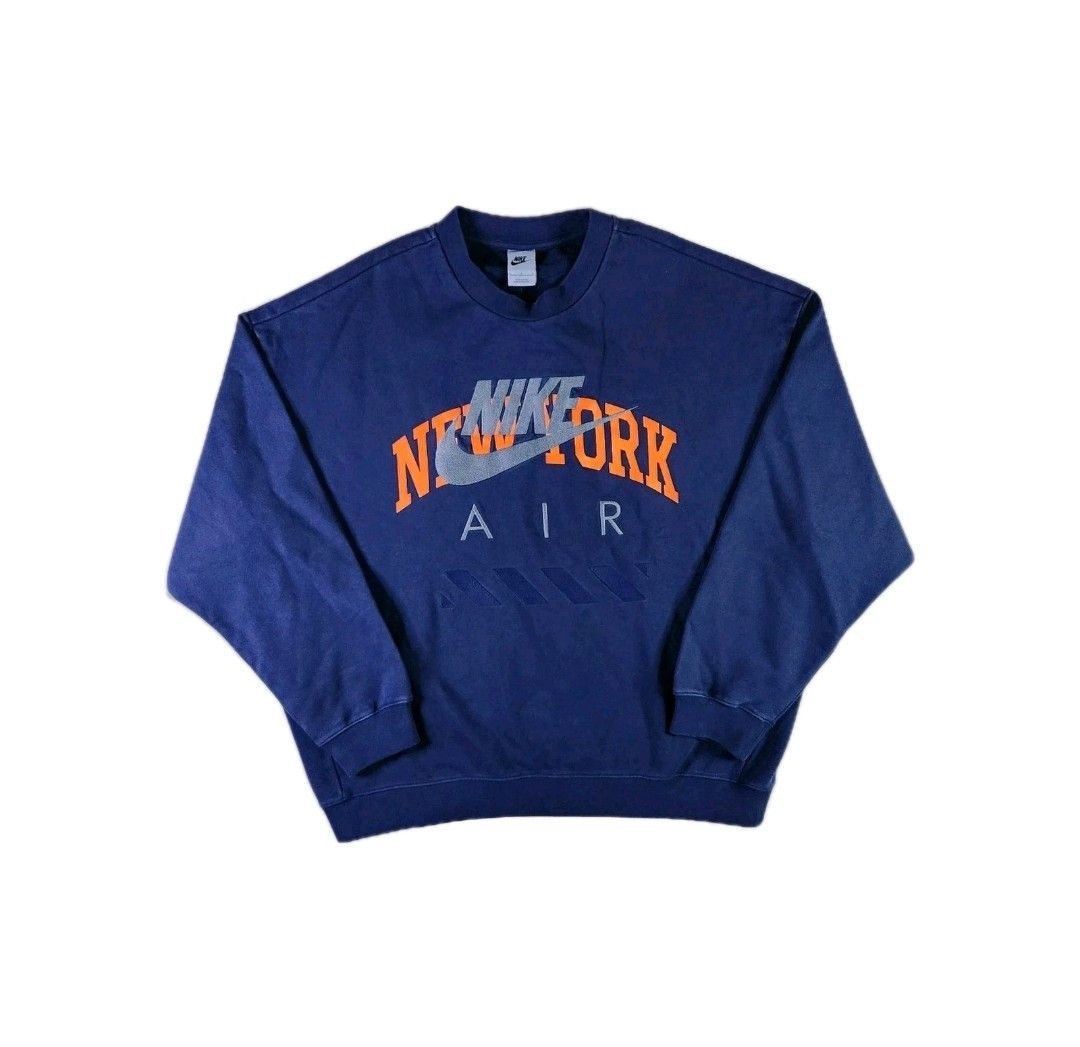 Nike Nike Air NYC Fleece Crew Neck Embroidered Sweatshirt Large Size US L / EU 52-54 / 3 - 1 Thumbnail