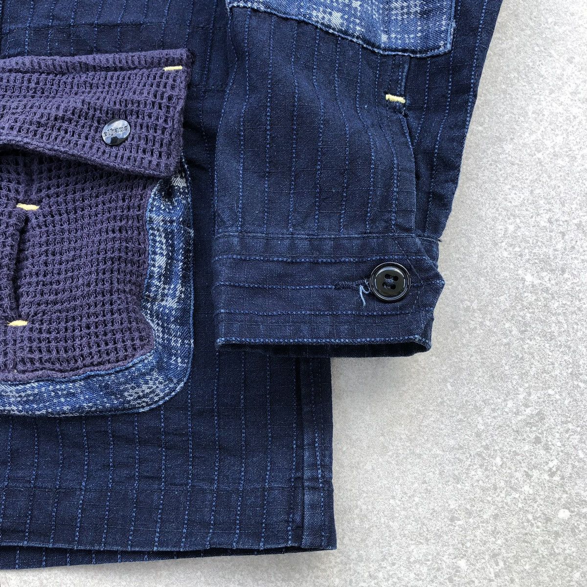 Elhaus Japanese Elhaus Coverall Kendogi Indigo Patchwork Jacket Size US L / EU 52-54 / 3 - 17 Thumbnail