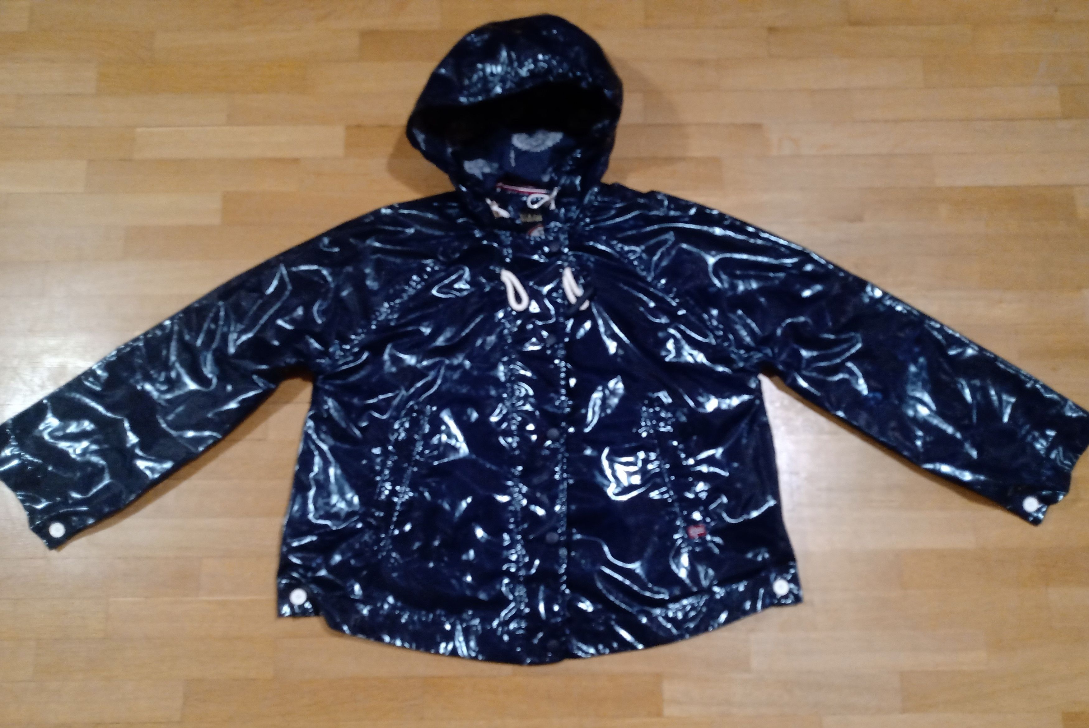 Napapijri Napapijri Glossy Cape Coat Rain Jacket Poncho Shiny Short Size M / US 6-8 / IT 42-44 - 1 Thumbnail