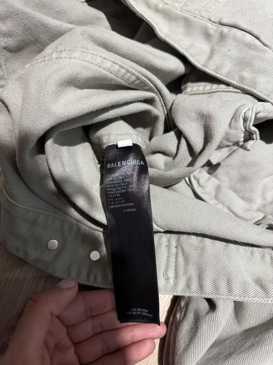 Balenciaga Balenciaga Denim Jacket Oversized Size US M / EU 48-50 / 2 - 4 Thumbnail