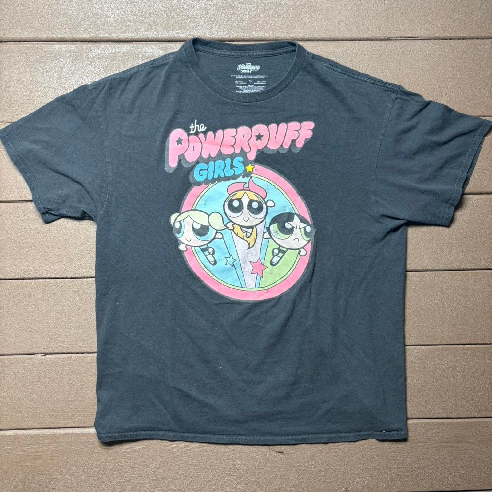 Nike Powder Puff Girls Graphic Shirt Size XL / US 12-14 / IT 48-50 - 1 Thumbnail