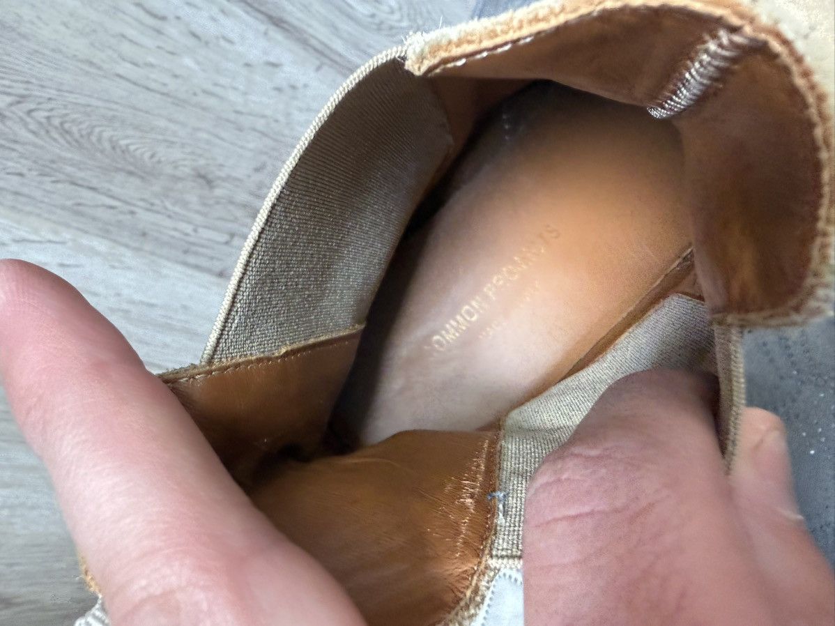 Common Projects Common Projects Beige Chelsea Boots Made in Italy EU40 US7 Size US 7 / EU 40 - 23 Thumbnail