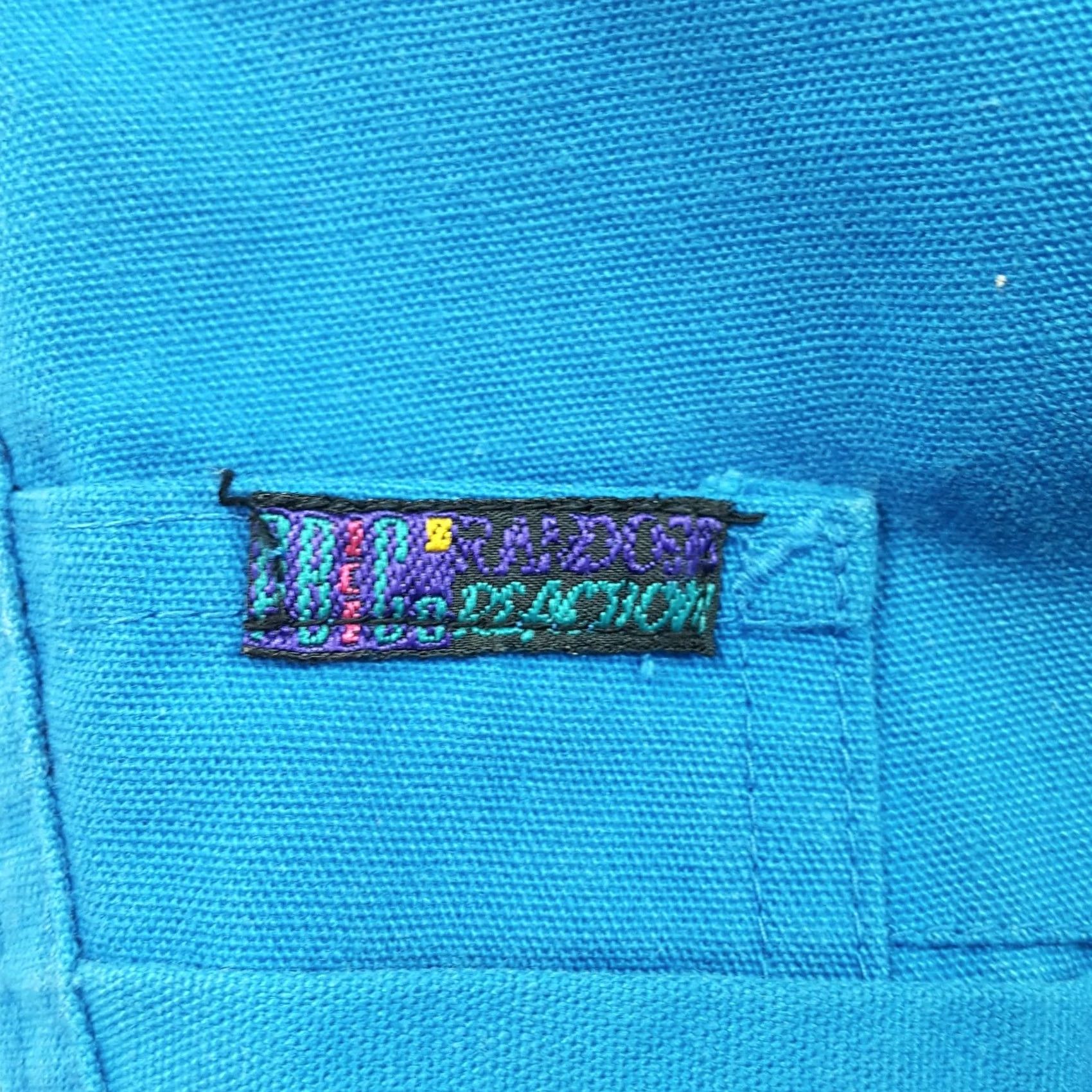 Vintage VINTAGE Peter B Blue Pleated Womens Size M 10/12 High Waist Relaxed Retro Outdoor Shorts Size 26" / US 2 / IT 38 - 4 Thumbnail