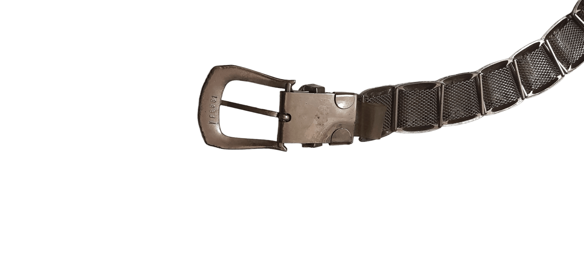 Designer × Seditionaries Mesh Japan metal punk belt (S188) Size 34 - 5 Thumbnail