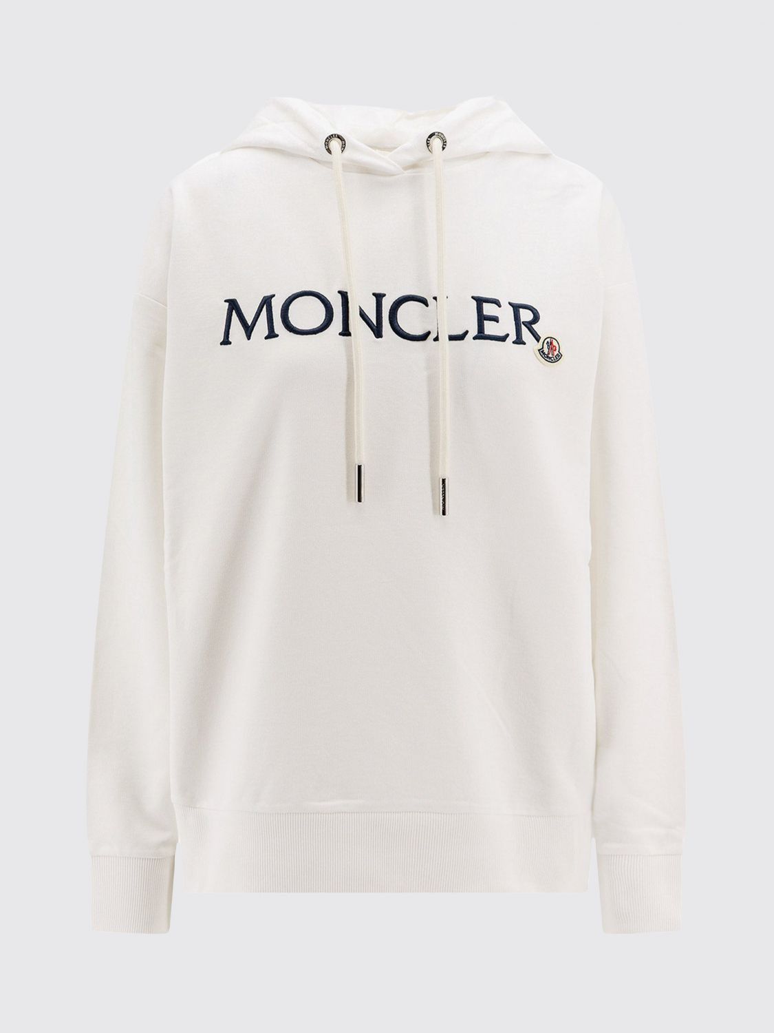 image of Moncler Sweatshirt Woman White, Women's (Size Medium)