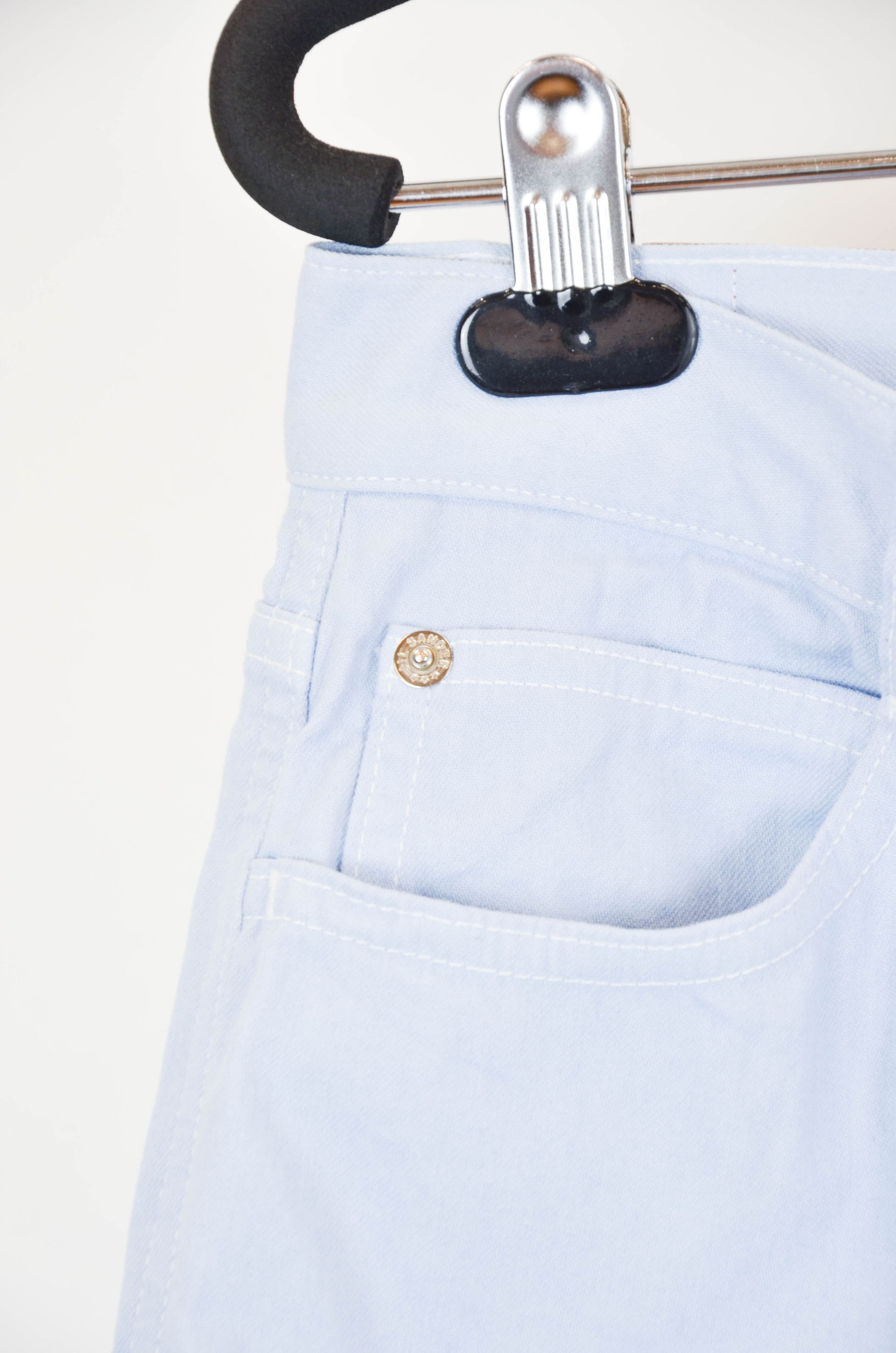 Jil Sander JIL SANDER Light Blue Straight Leg Pants – Size 29 Size US 29 - 8 Thumbnail