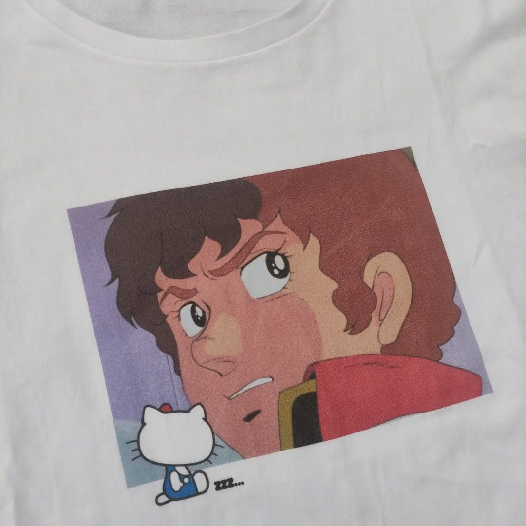 Anime Vintage Gundam x Hello Kitty Oversize Tee Size US L / EU 52-54 / 3 - 1 Thumbnail