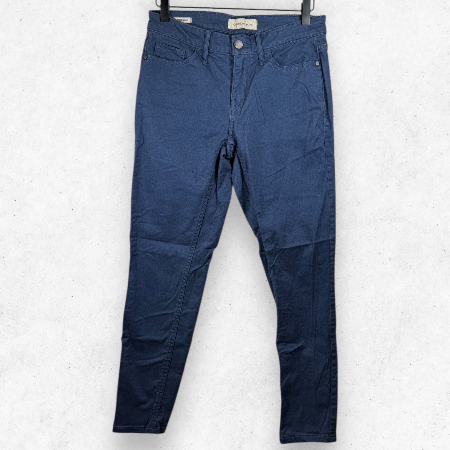 Calvin Klein Calvin Klein Jeans Women's 4 C4 Blue Ankle Skinny DAMAGED! Size 27" / US 4 / IT 40 - 1 Thumbnail