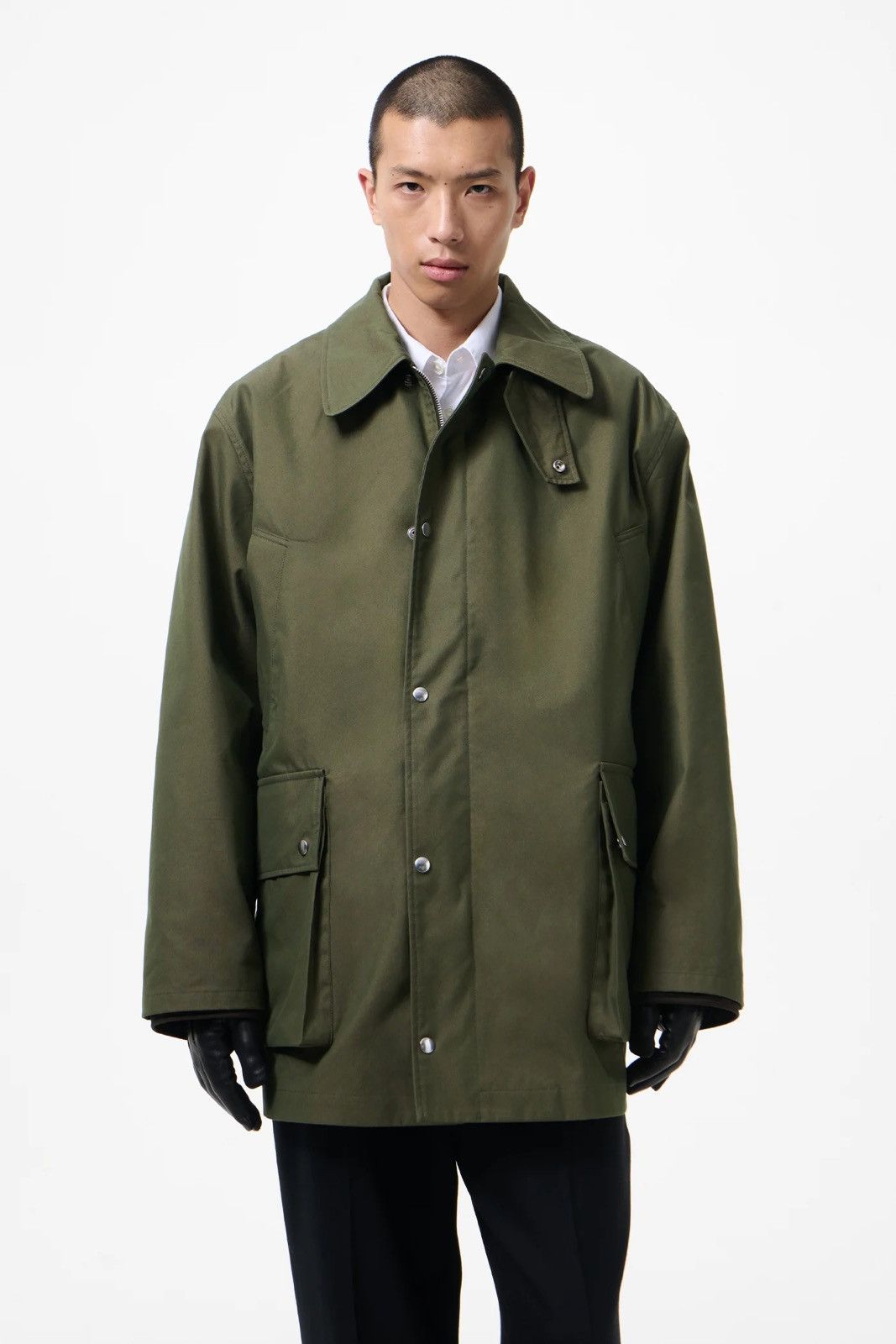 Our Legacy Our Legacy Hunter Jacket - Pine Green Technical Panama Size US XS / EU 42 / 0 - 2 Thumbnail