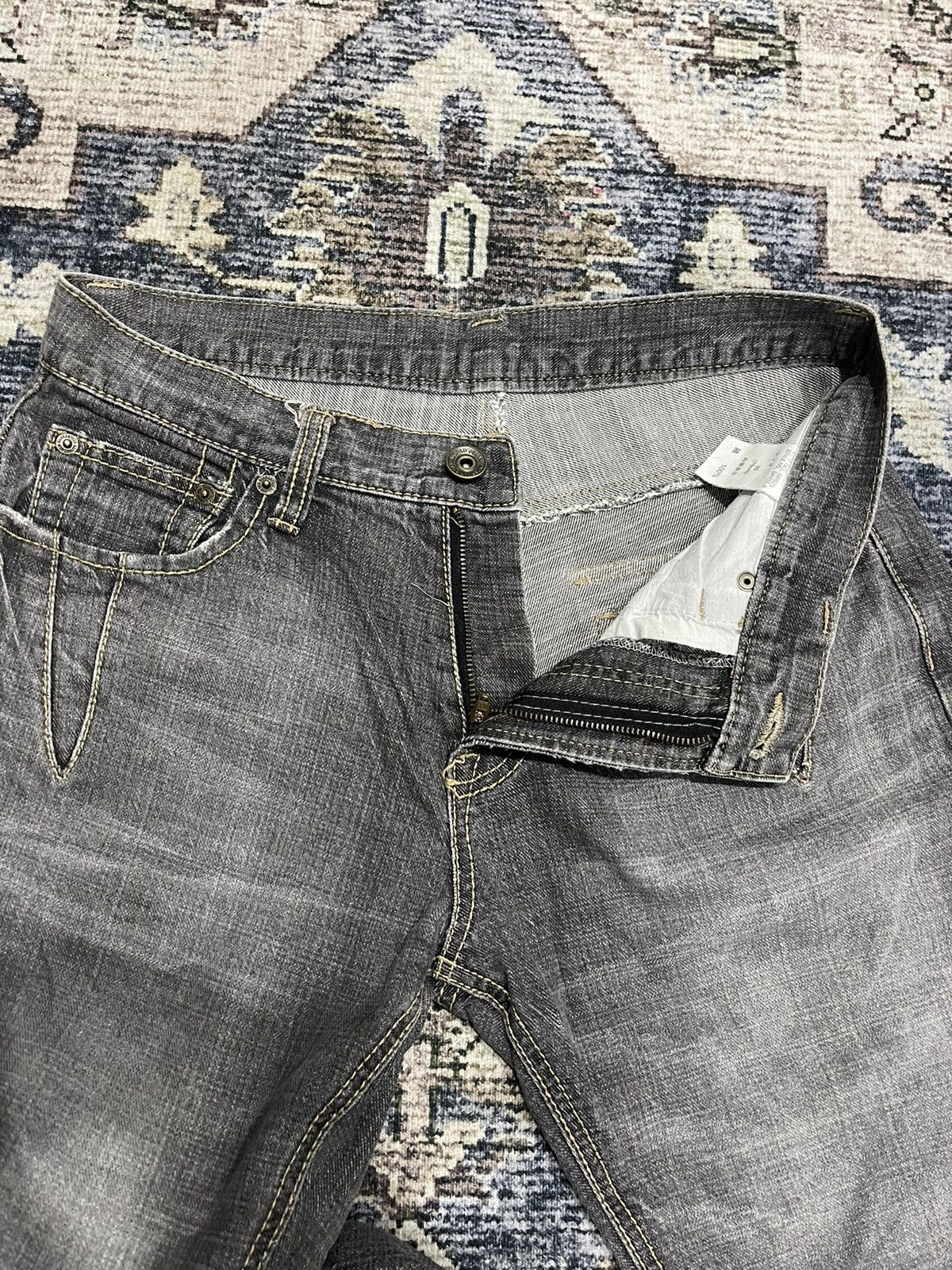 If Six Was Nine × PPFM × Vintage Vintage PPFM Curve Denim Pants Size US 32 / EU 48 - 9 Thumbnail