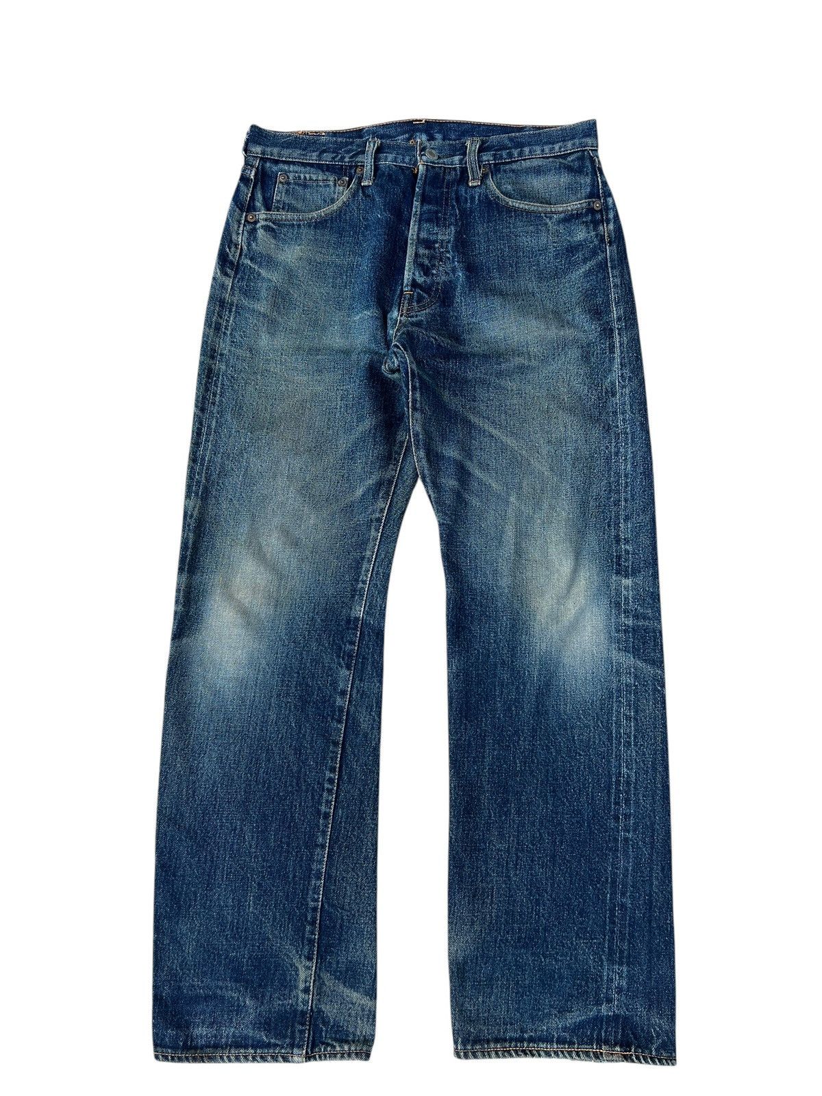 Denime Vintage DENIME Japan Dirty Mud Denim Selvedge Jeans Size US 31 - 3 Thumbnail