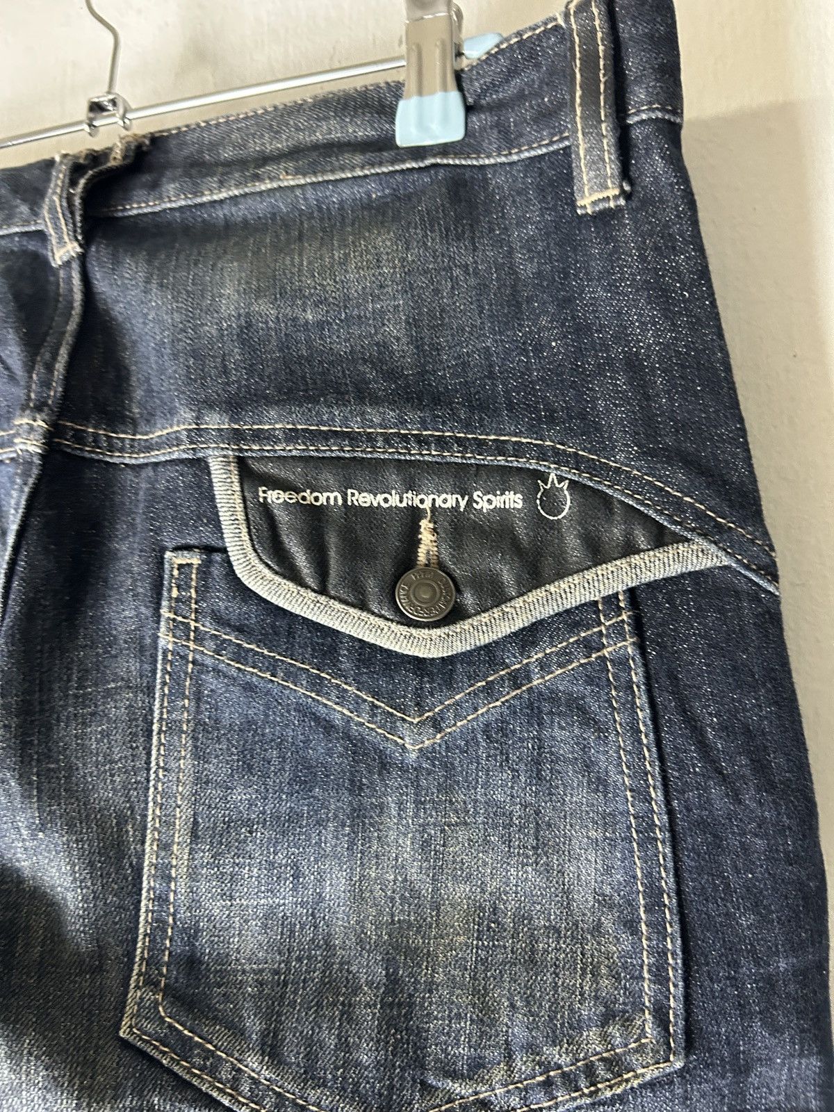 PPFM PPFM Freedom Revolutionary Spirits Punk Jeans Size US 31 - 9 Thumbnail