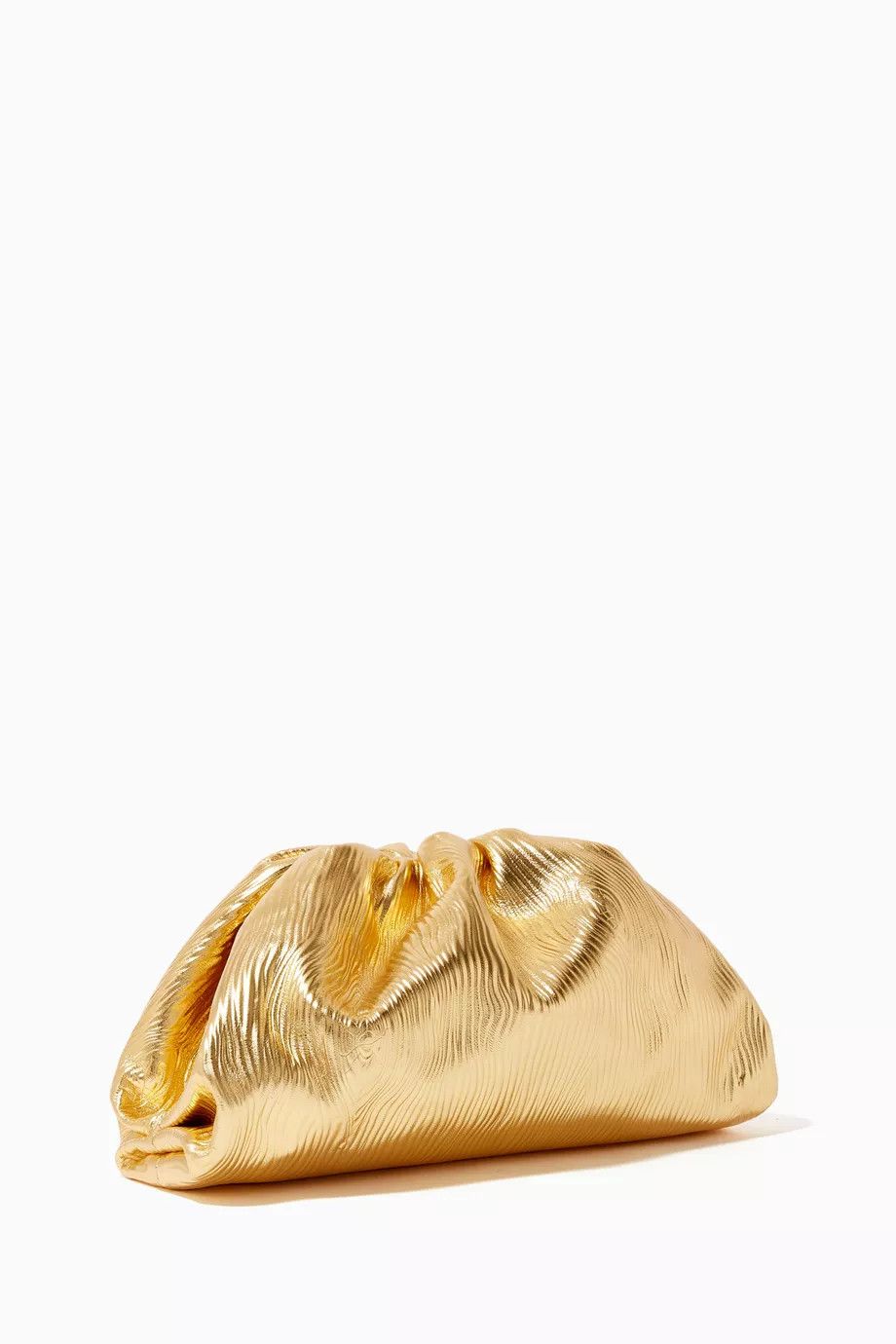 Bottega Veneta o1loc1c0824 Size: OS / Pouch in Gold Size ONE SIZE - 3 Thumbnail