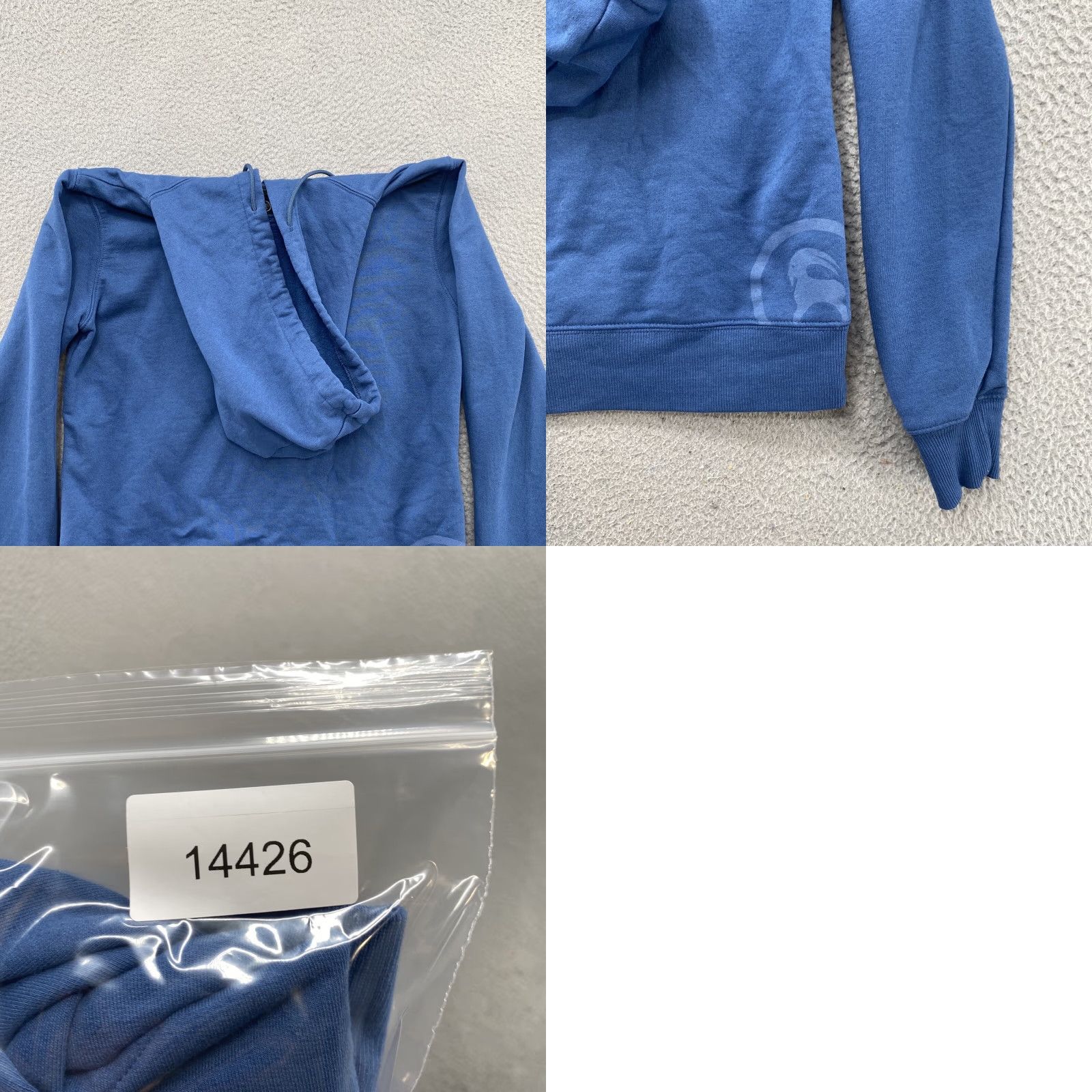 Vintage Backcountry Women’s Blank Blue Pullover Hoodie Sweatshirt XS Size Hoodie Women Blue Pullover Hooded Activewear XS Size XS / US 0-2 / IT 36-38 - 9 Thumbnail