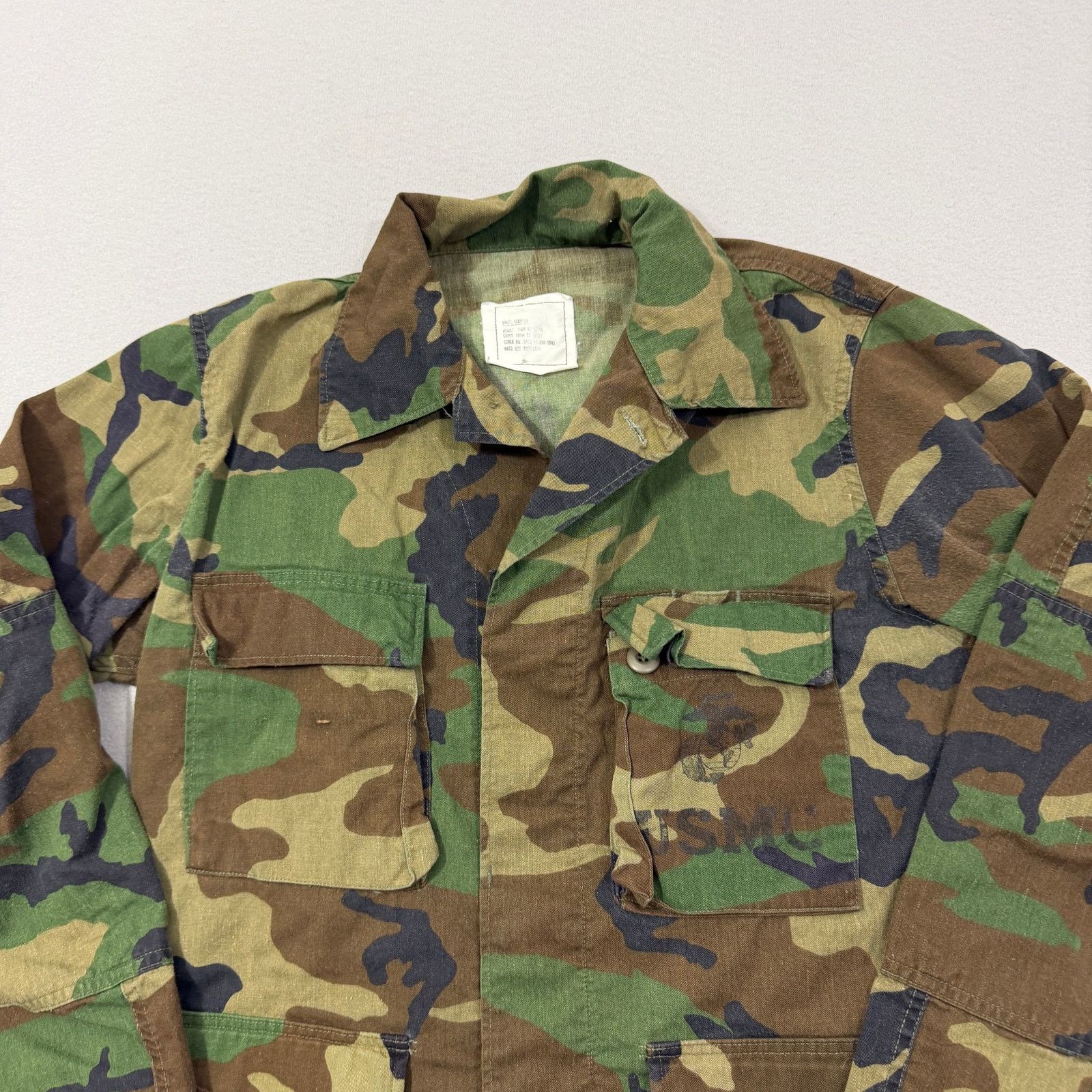 Vintage Vintage US Marines Military Jacket Small Shacket Stencil Size US S / EU 44-46 / 1 - 2 Thumbnail
