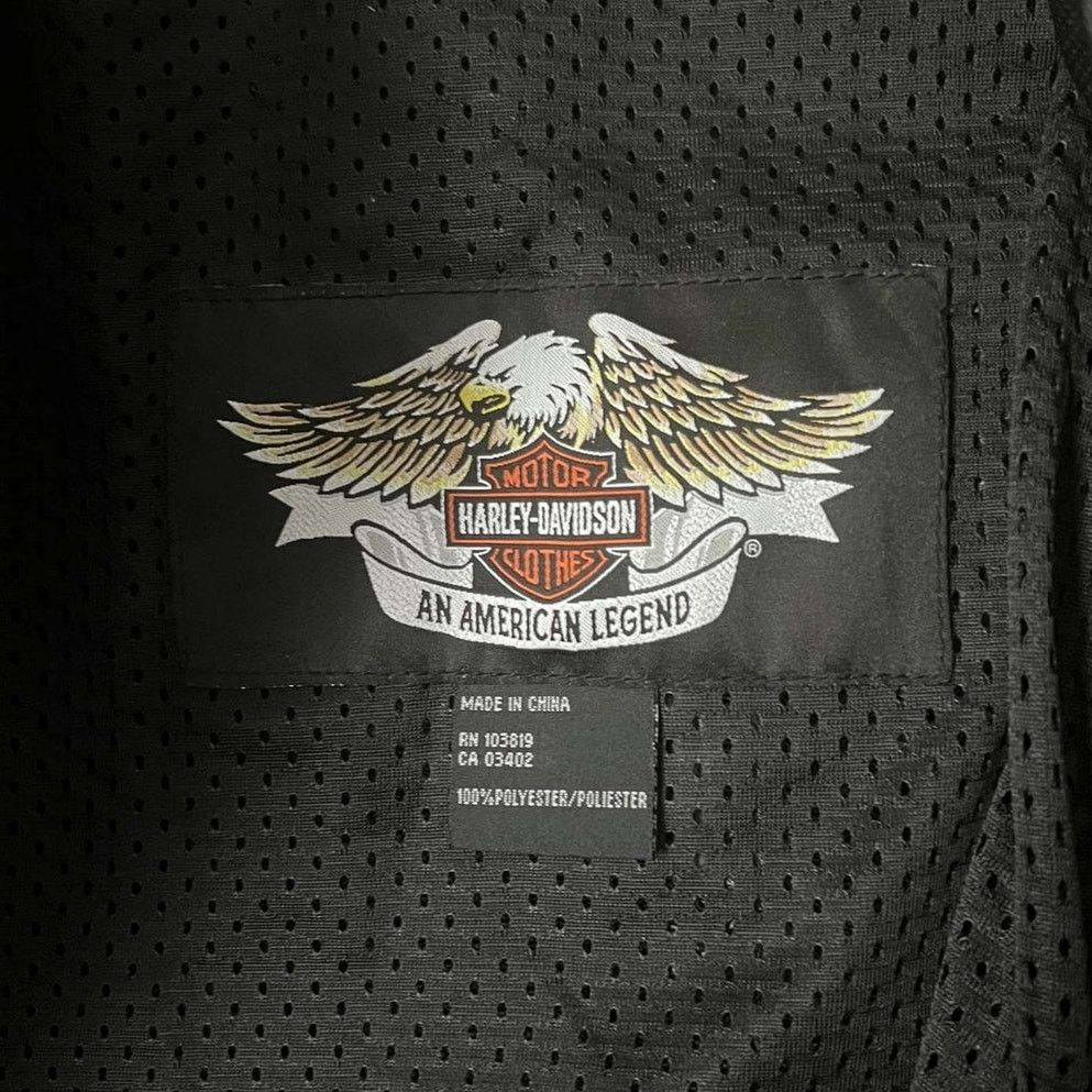 Harley Davidson Harley-Davidson Eagle Men’s Black Mesh Jacket Size M Size US M / EU 48-50 / 2 - 5 Thumbnail