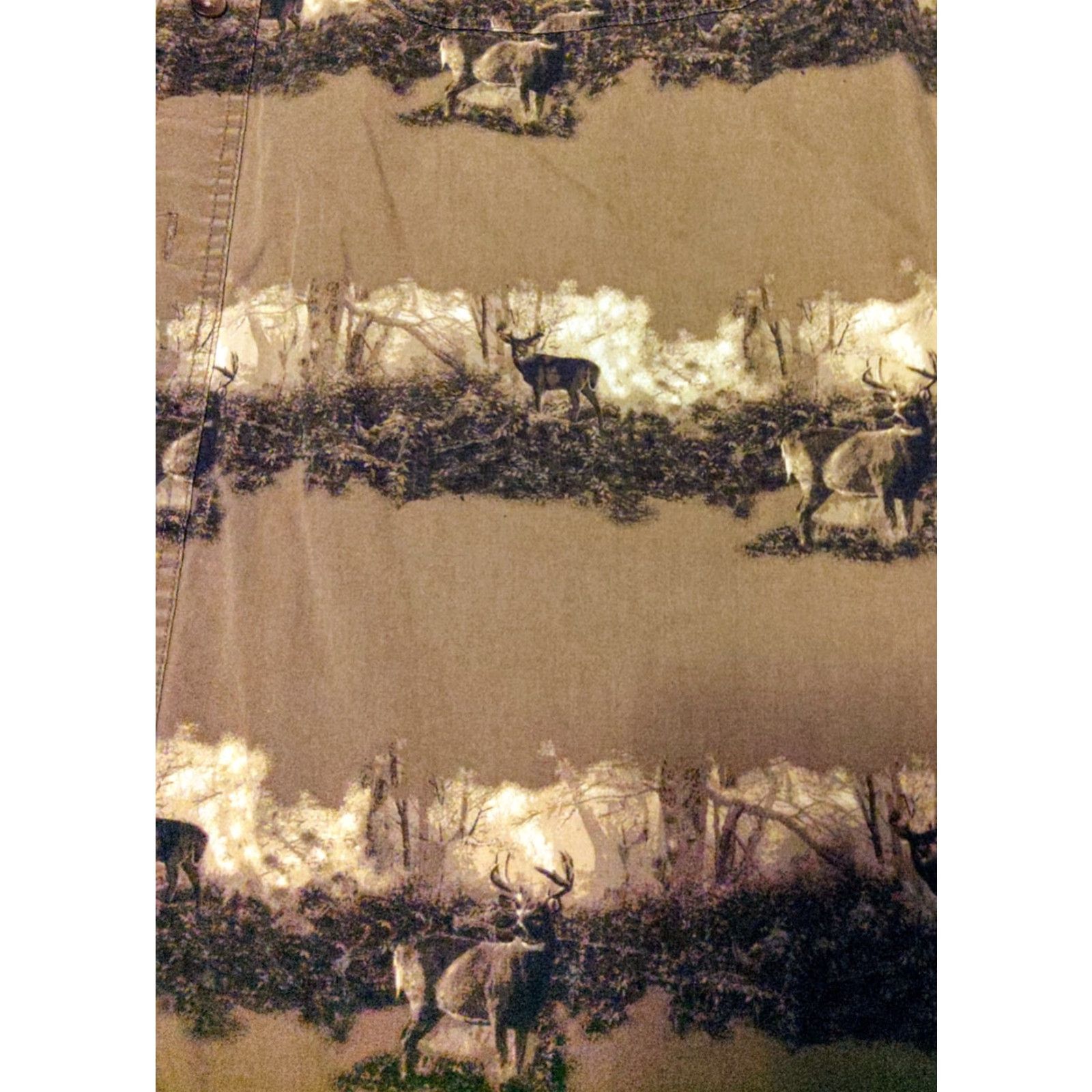Vintage Cabela's Shirt Mens L Deer Print Camo Outdoor Hunting Button Fishing Long Sleeve Shirt Size US L / EU 52-54 / 3 - 3 Thumbnail