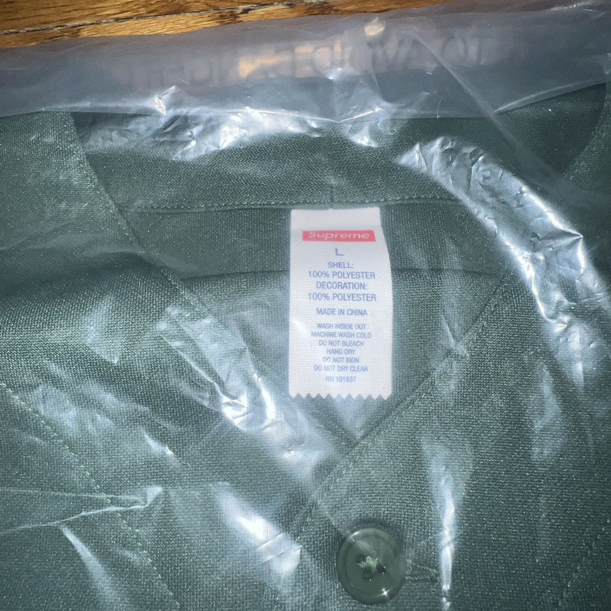 Supreme Supreme Alpha Omega Baseball Jersey Green Size: L Size US L / EU 52-54 / 3 - 4 Thumbnail