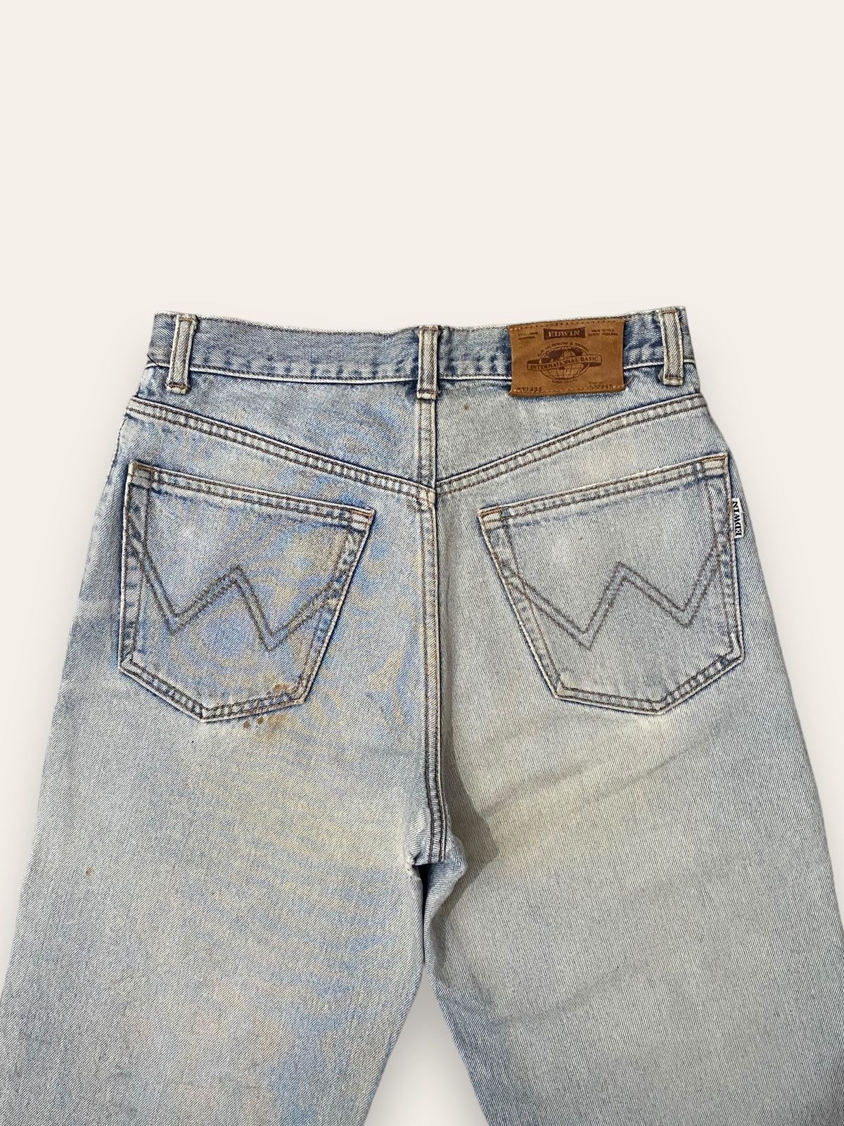 Edwin × Jean Vintage Edwin Japan Sun Wash Patches Distressed Jeans Size US 30 / EU 46 - 7 Thumbnail