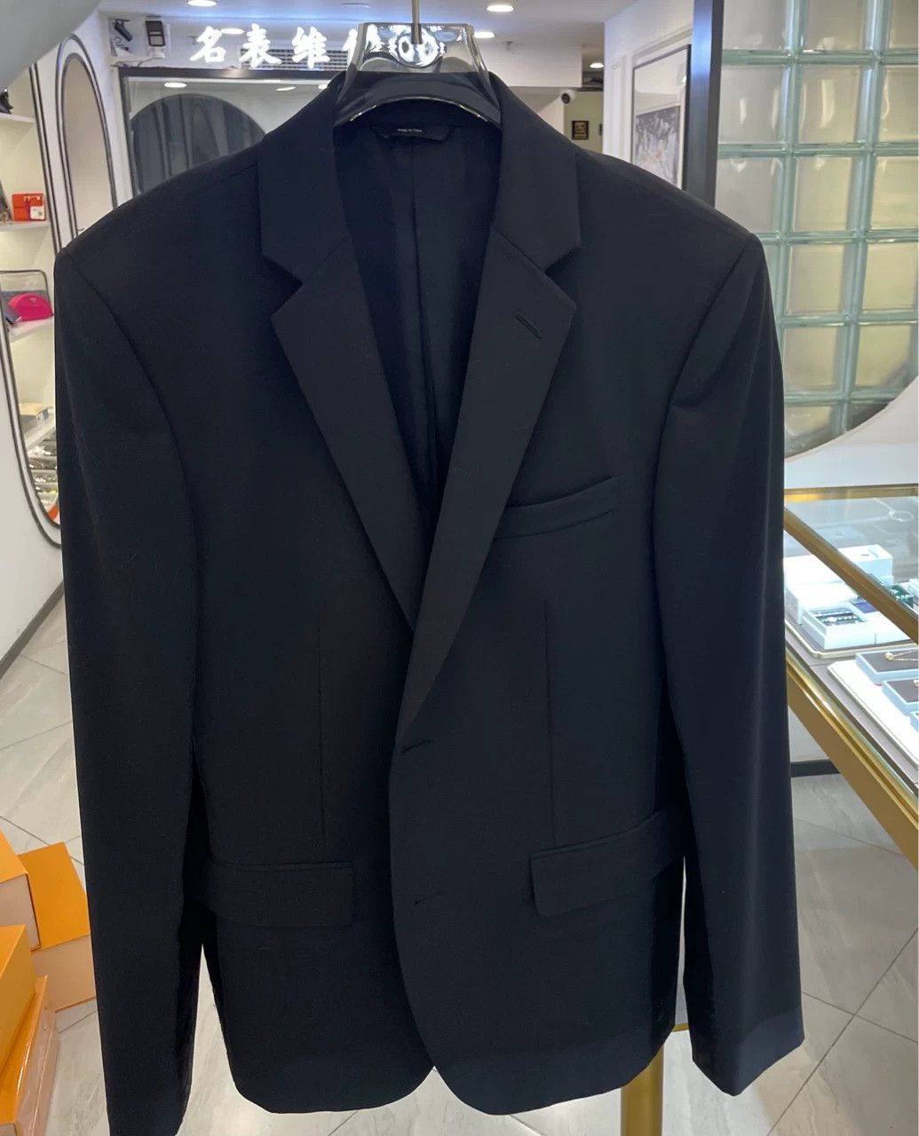 Fendi Fendi Black Wool Slim Fit Blazer Size US L / EU 52-54 / 3 - 1 Thumbnail