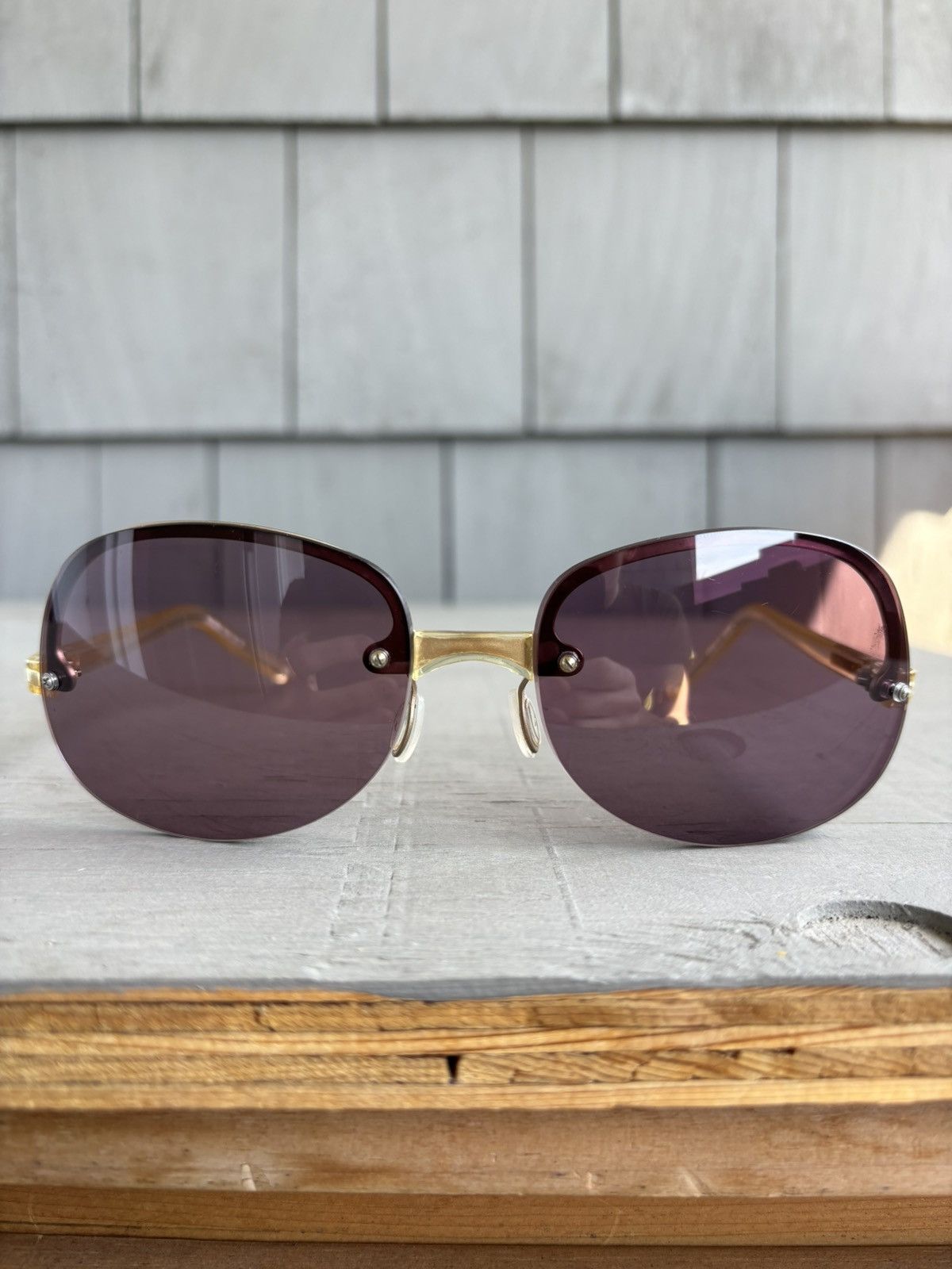 Prada 2000s Prada Eyeglasses SPR 12B Vintage Prada Sunglass Frames Size ONE SIZE - 6 Thumbnail
