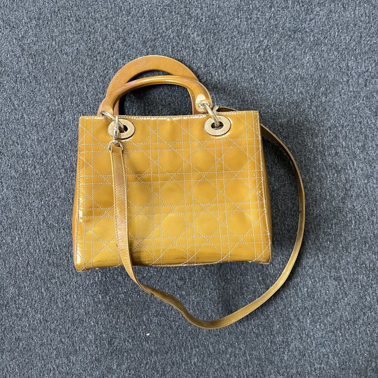 Christian Dior Monsieur Christian dior lady dior cannage patent bag Size ONE SIZE - 8 Thumbnail