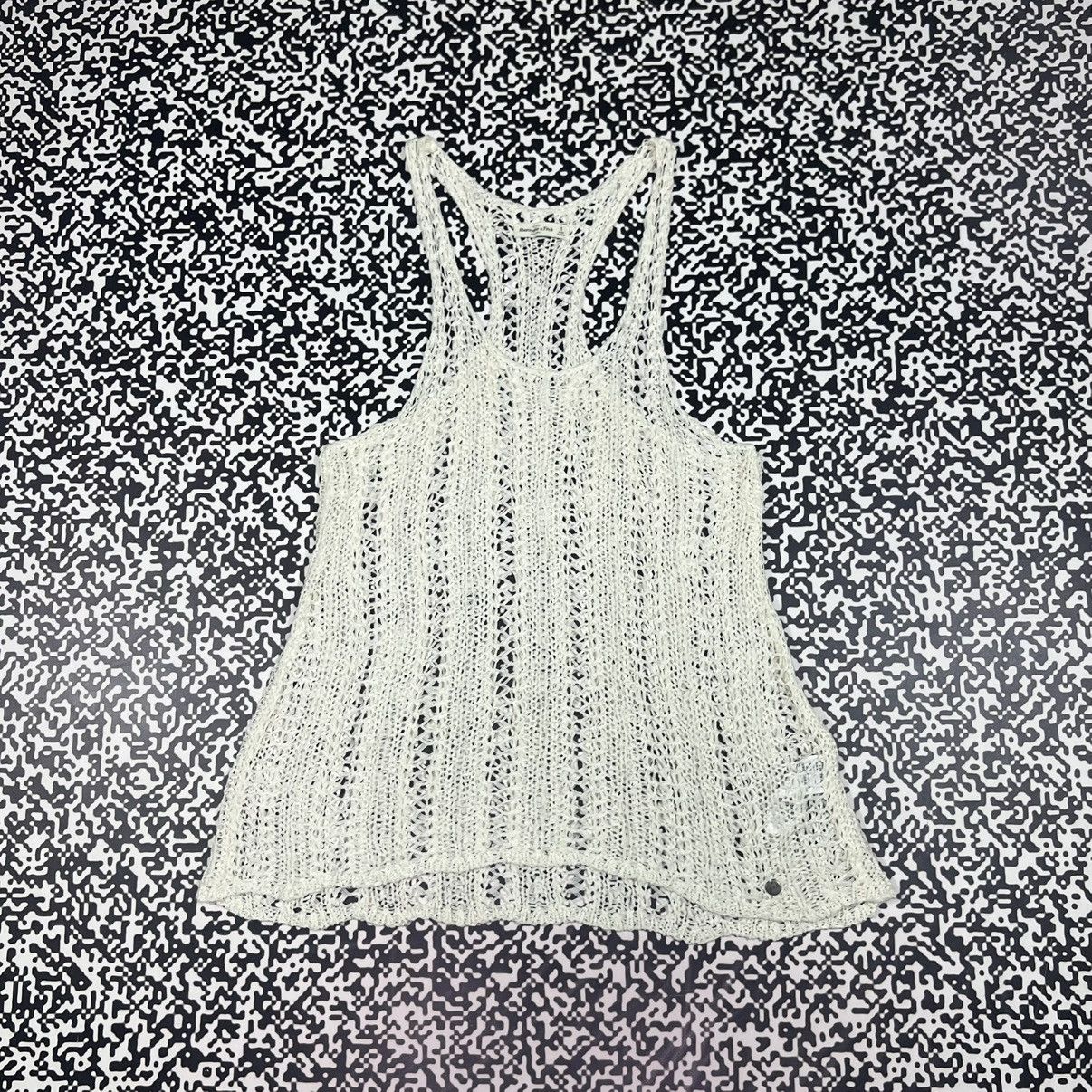 Abercrombie & Fitch Vintage Y2K Abercrombie Fitch Mesh Sexy Japanese Tank Top Size S / US 4 / IT 40 - 4 Thumbnail