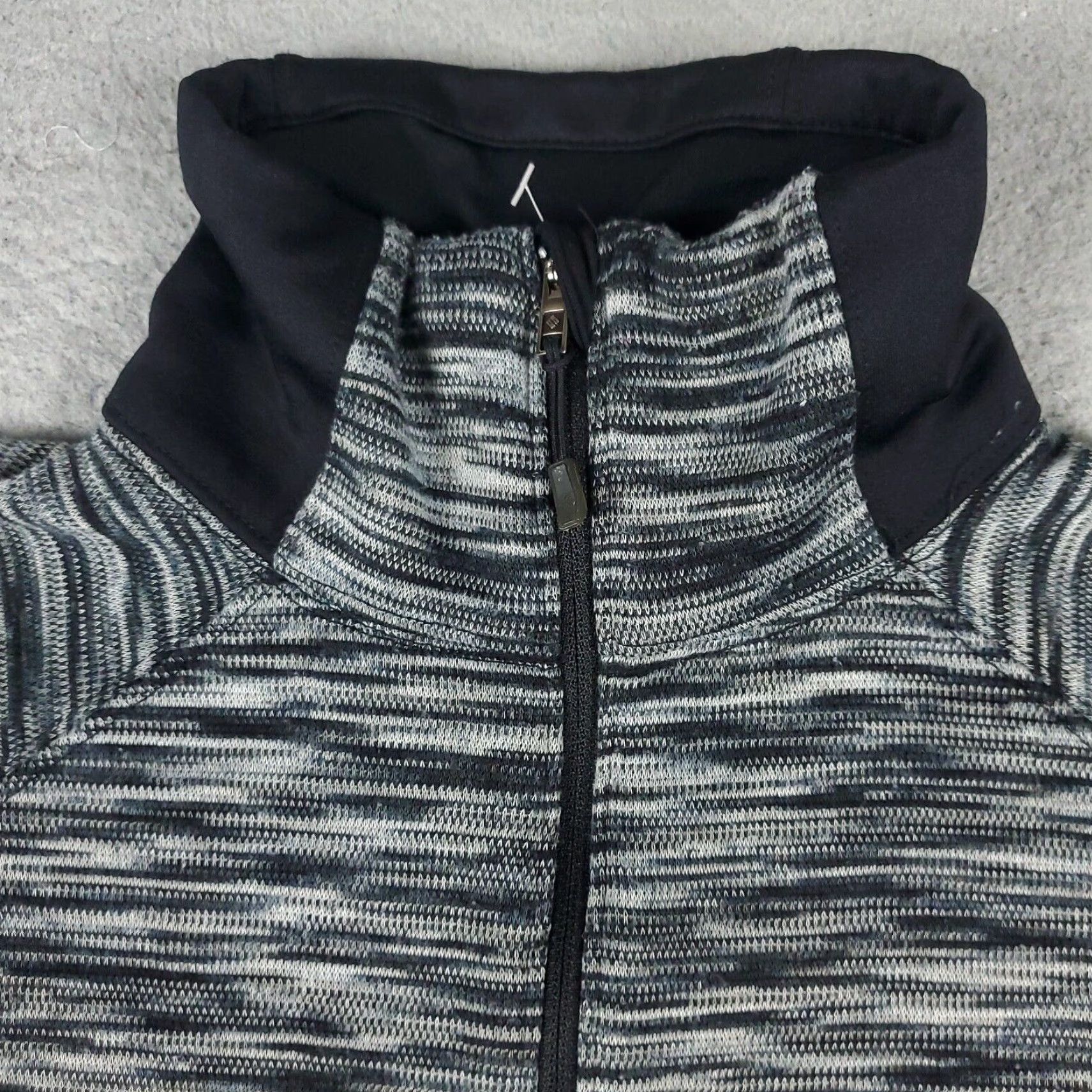 Vintage Columbia Sweater Womens M Gray 1/2 Zip Up Pullover Knit Size M / US 6-8 / IT 42-44 - 2 Thumbnail