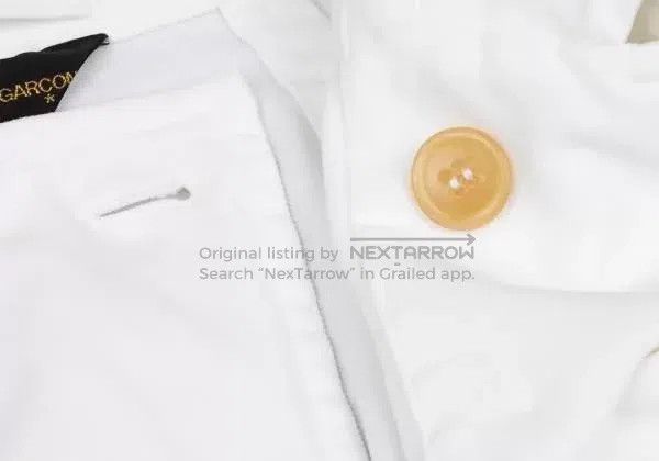 Comme des Garcons Comme des Garcons White vintage double-breasted design top Size M / US 6-8 / IT 42-44 - 7 Thumbnail