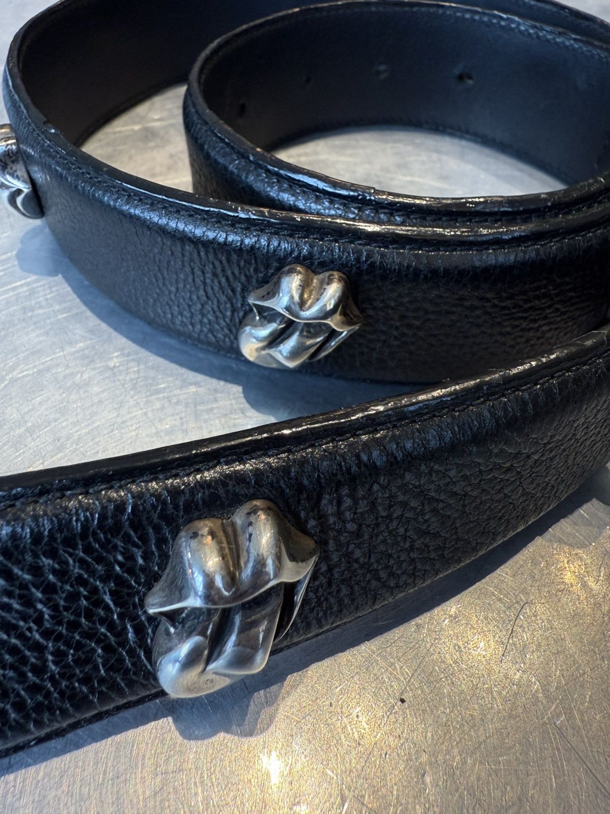 Chrome Hearts Chrome Hearts Rolling Stones Belt Size 38 - 5 Thumbnail