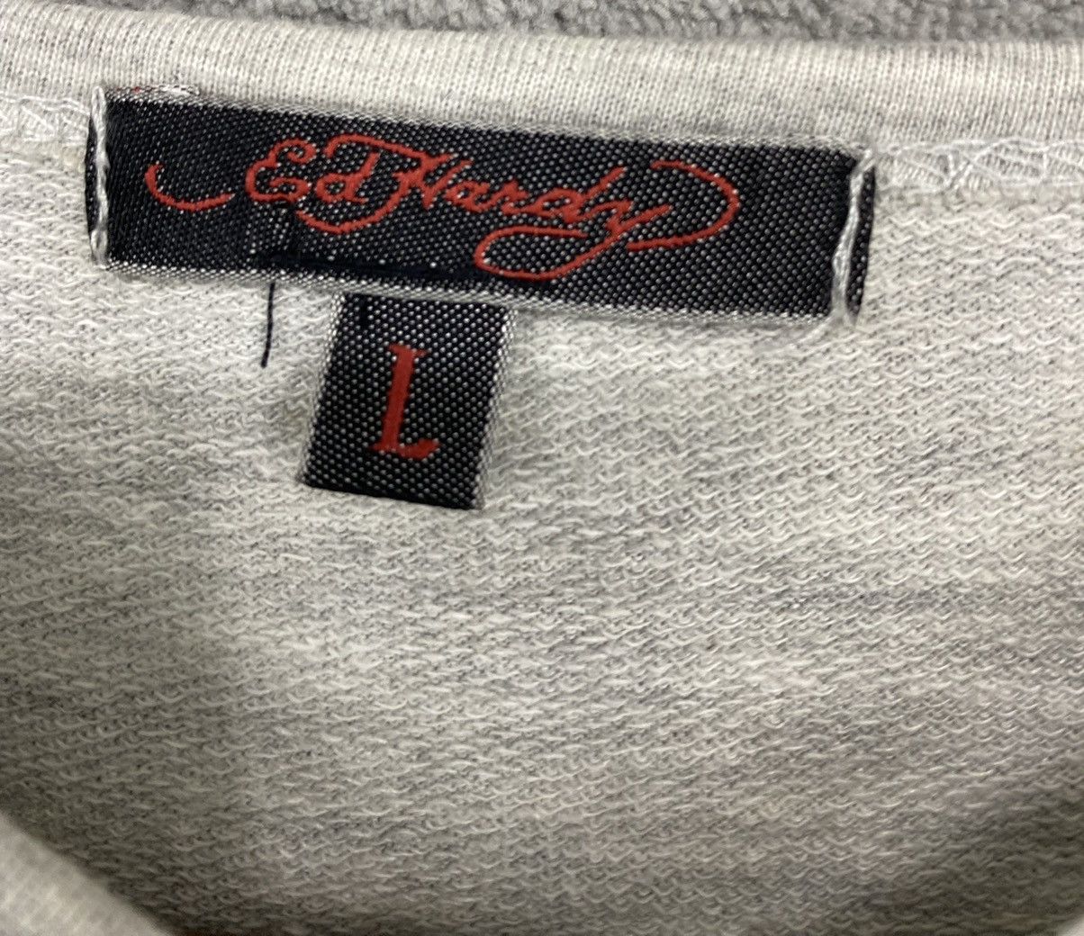 Ed Hardy 🔥Vintage EdHardy Big Logo Men’s Gray Size US L / EU 52-54 / 3 - 6 Thumbnail