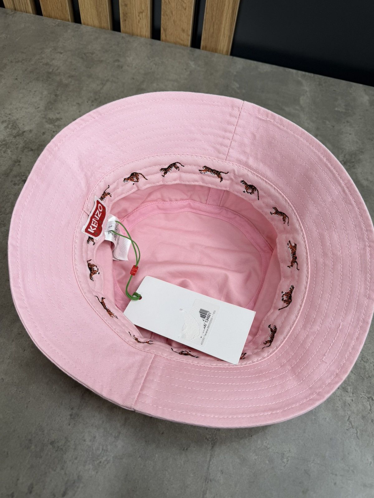Kenzo Kenzo Pink Cotton Bucket Hat Size L Size ONE SIZE - 7 Thumbnail