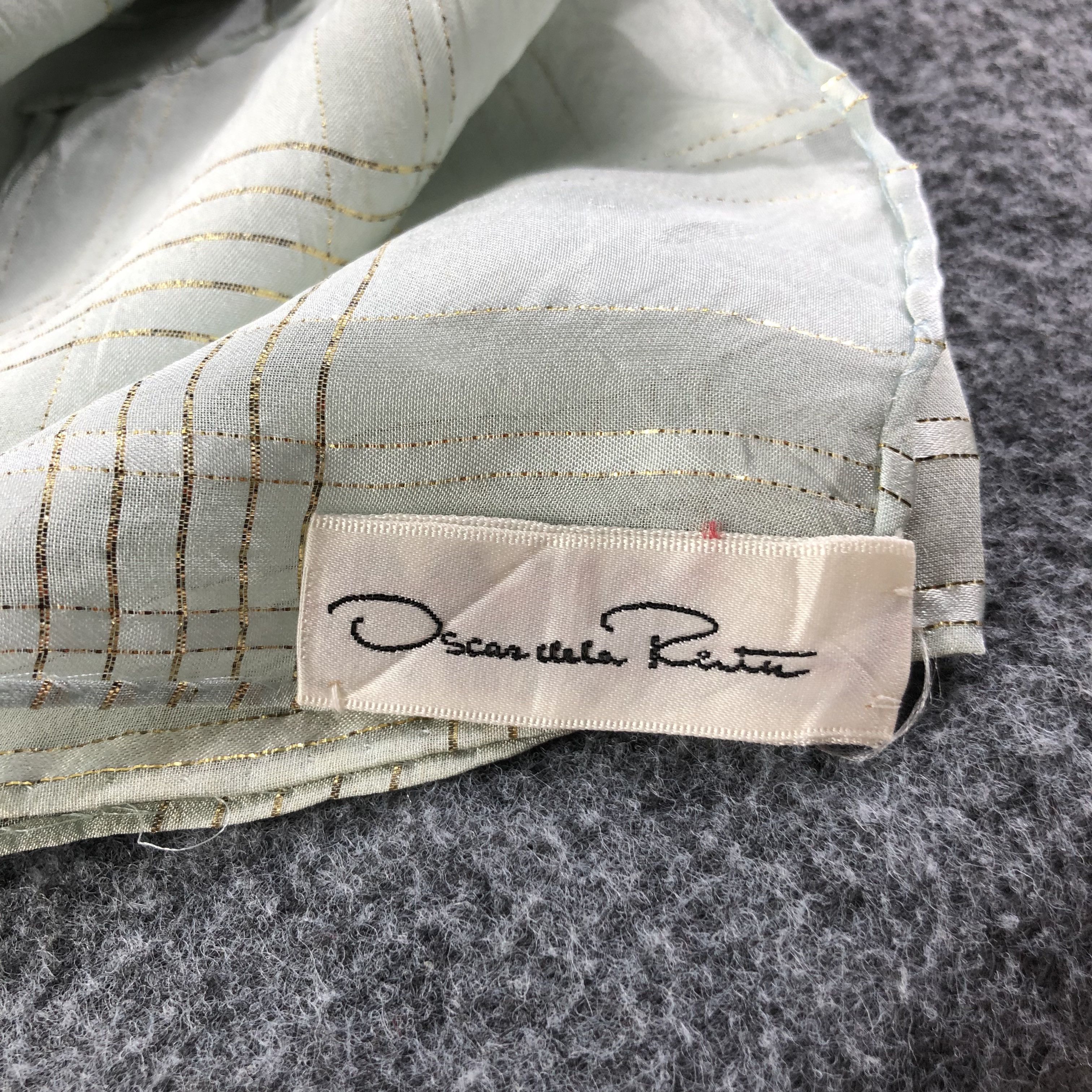 Oscar De La Renta Oscar De La Renta Silk Stole Silk Scarf M814 Size ONE SIZE - 5 Thumbnail