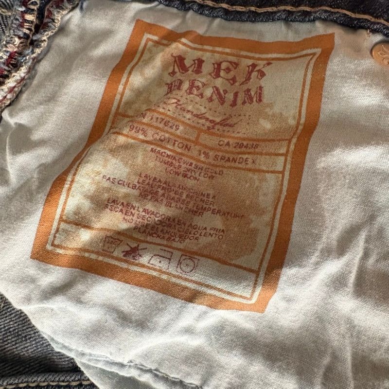 Mek Denim Mek Denim New Oaxaca Bootcut Jeans Size 28/34 Distressed Size 28" / US 6 / IT 42 - 9 Thumbnail