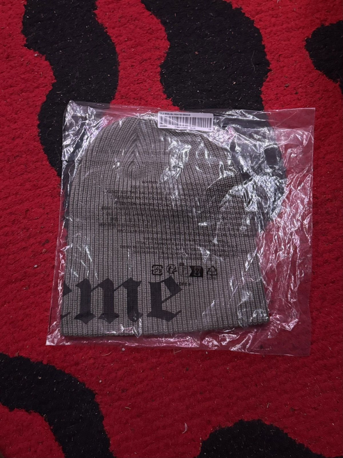 Supreme Supreme old english beanie green Size ONE SIZE - 2 Thumbnail