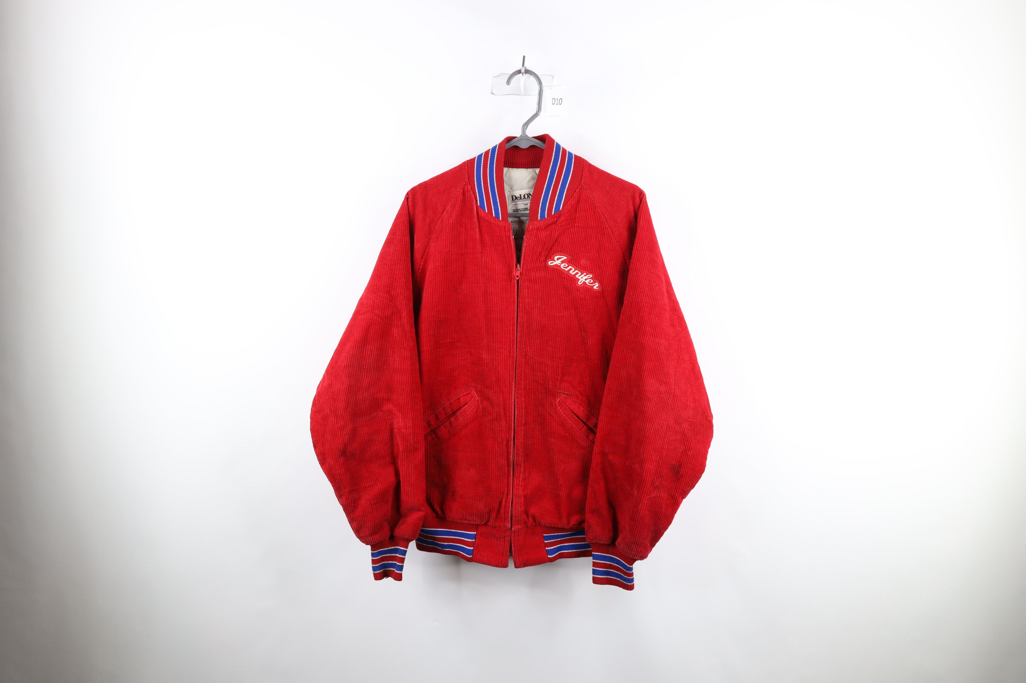 image of Vintage 80's Mcdonalds All American Cheerleader Jacket in Red, Women's (Size Large)