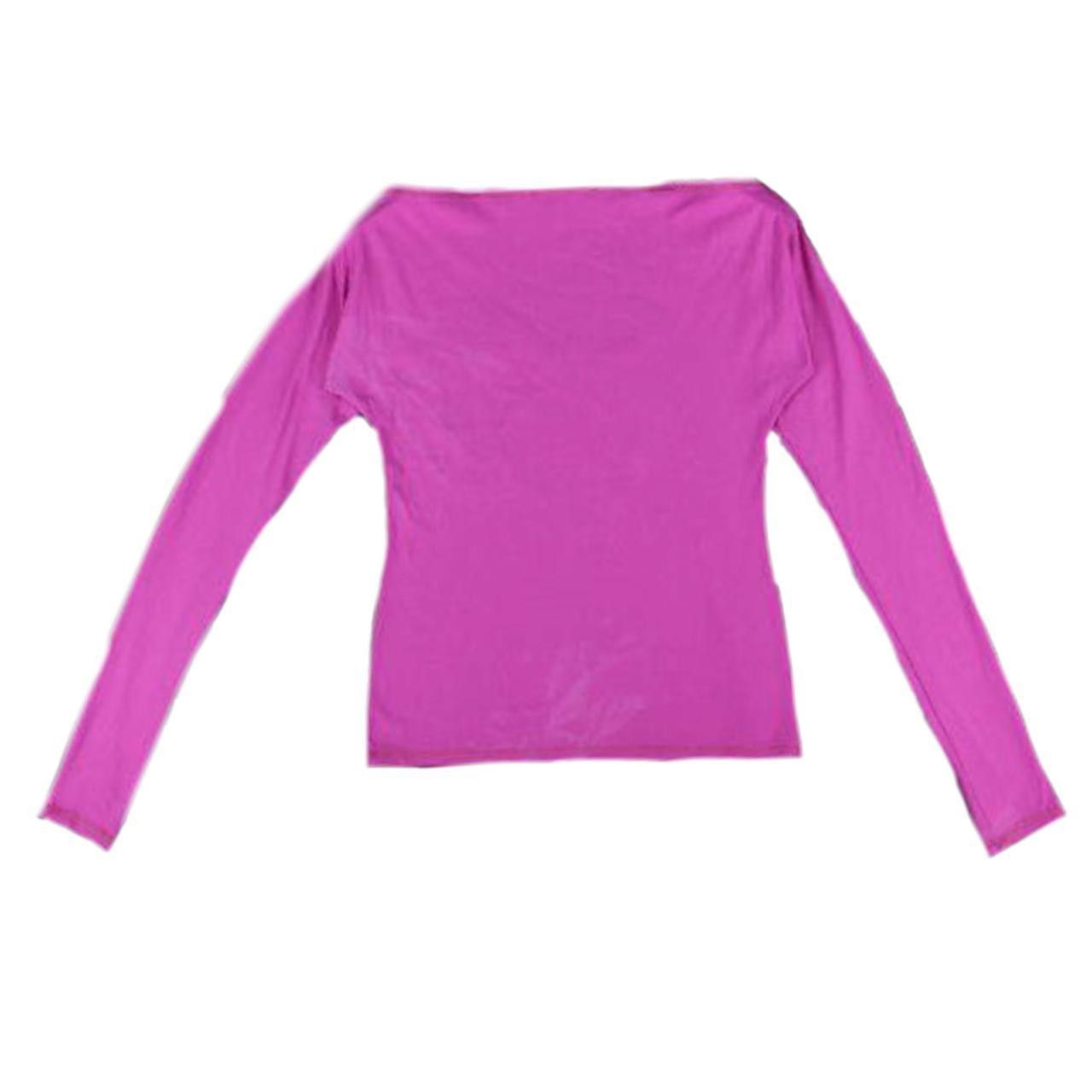Christian Dior Monsieur Christian Dior I Love Dior Boat Neck LS Pink Top Size XS / US 0-2 / IT 36-38 - 2 Thumbnail