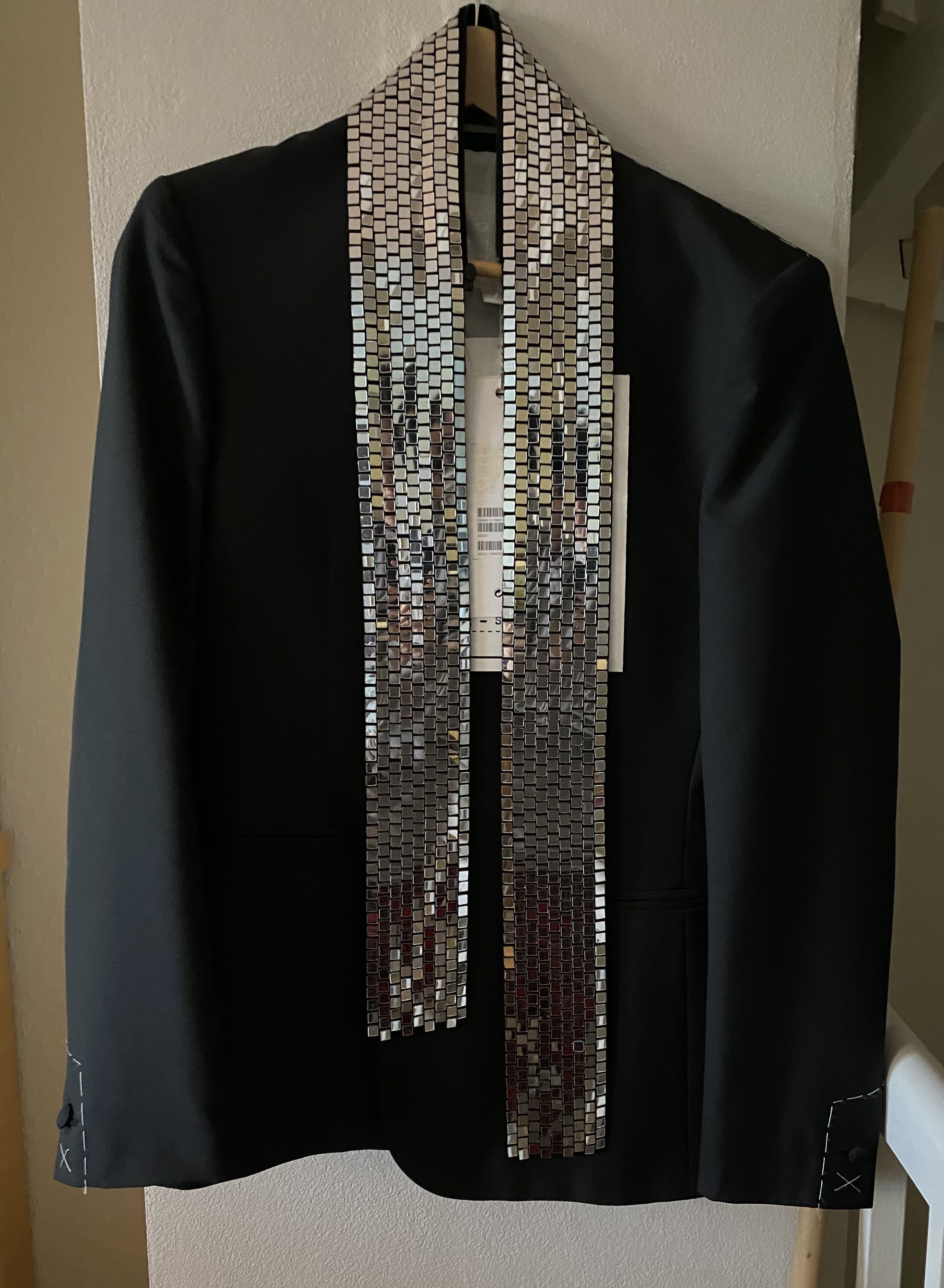 Maison Margiela Maison Margiela x HM Mirror ball tuxedo jacket Size 46S - 1 Thumbnail