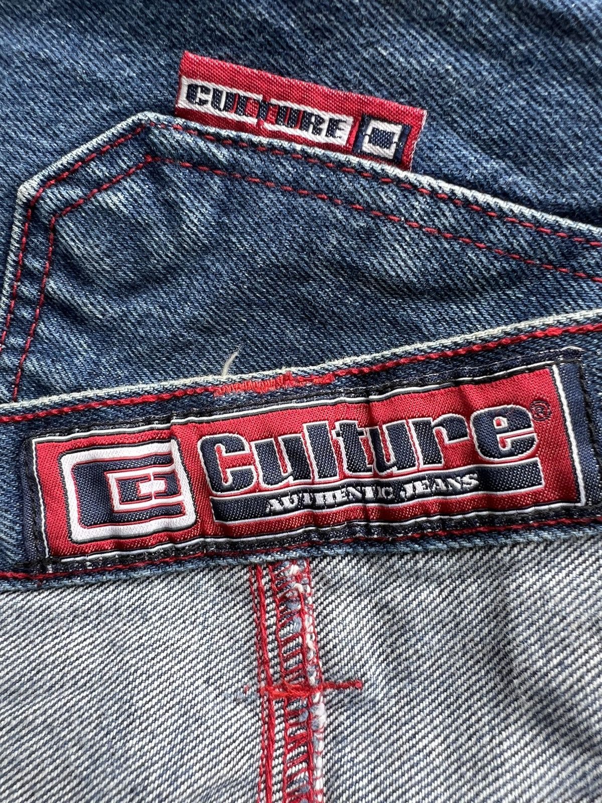 Fubu × JNCO Y2K JNCO Style Culture Big Pockets Baggy HipHop Jeans Denim Size US 38 / EU 54 - 10 Thumbnail