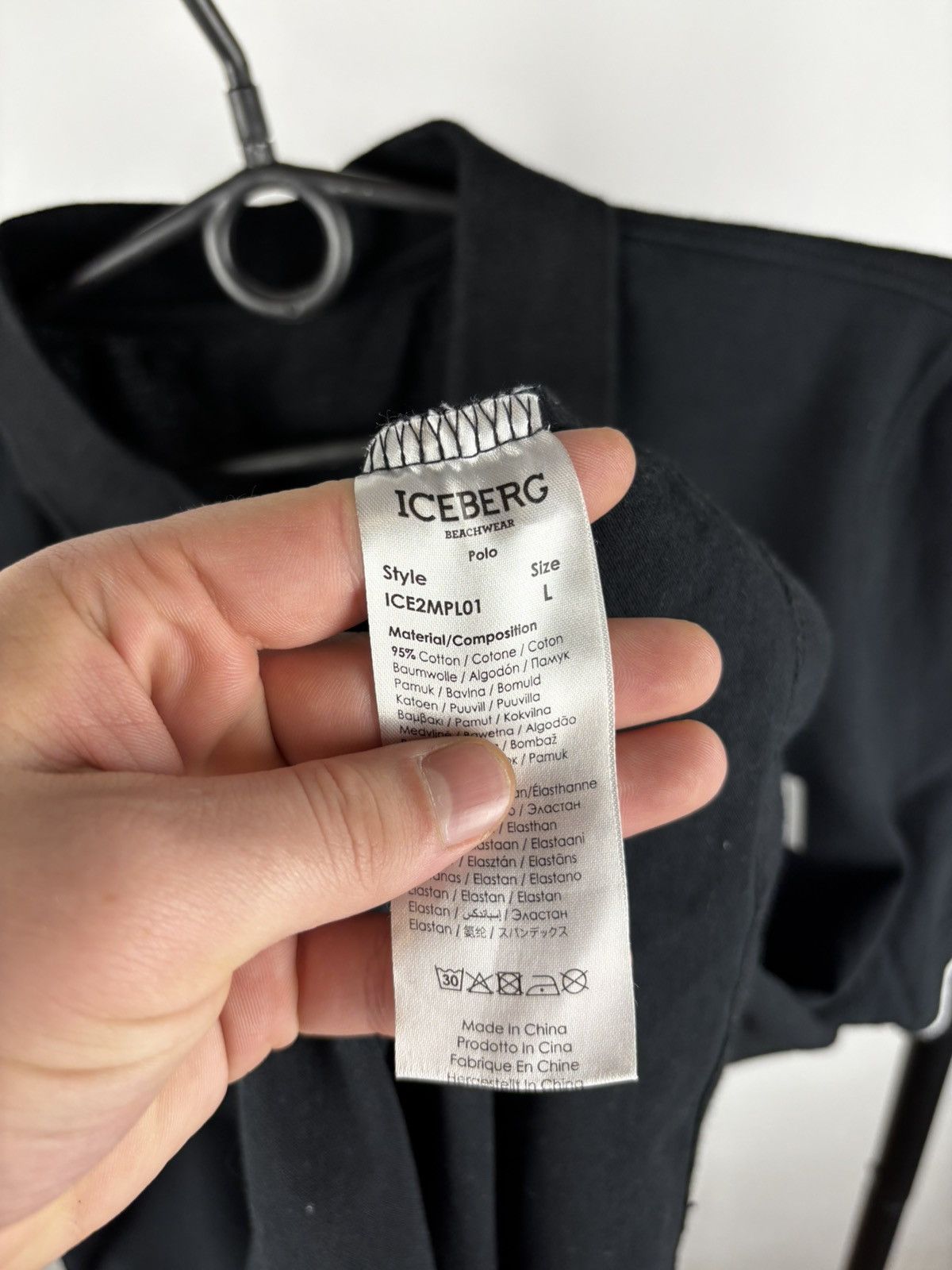 Iceberg Iceberg black polo size L Size US L / EU 52-54 / 3 - 3 Thumbnail