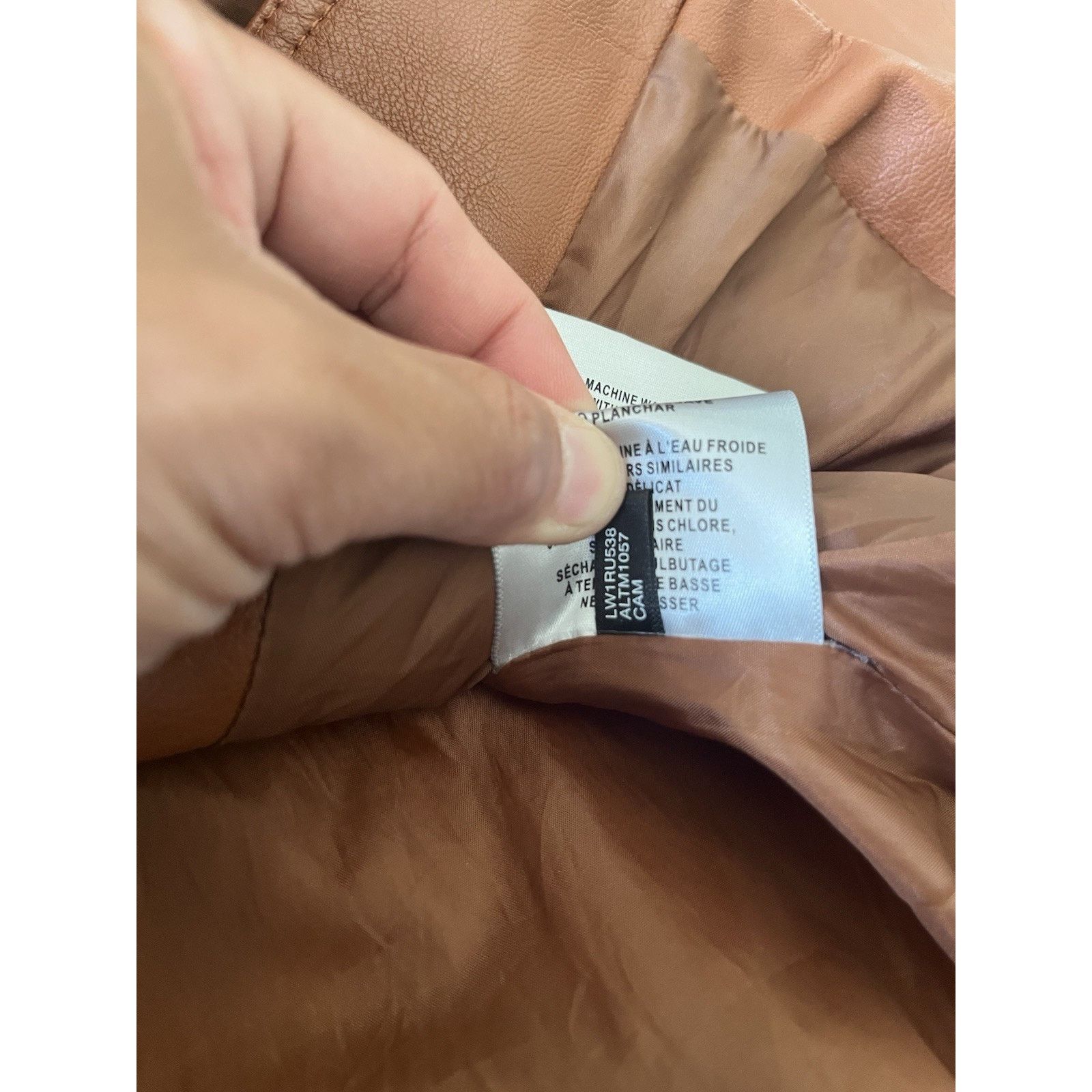 Levi's LW1RU538 Levi's Women's 538 Moto jacket size Small Brown Size S / US 4 / IT 40 - 9 Thumbnail