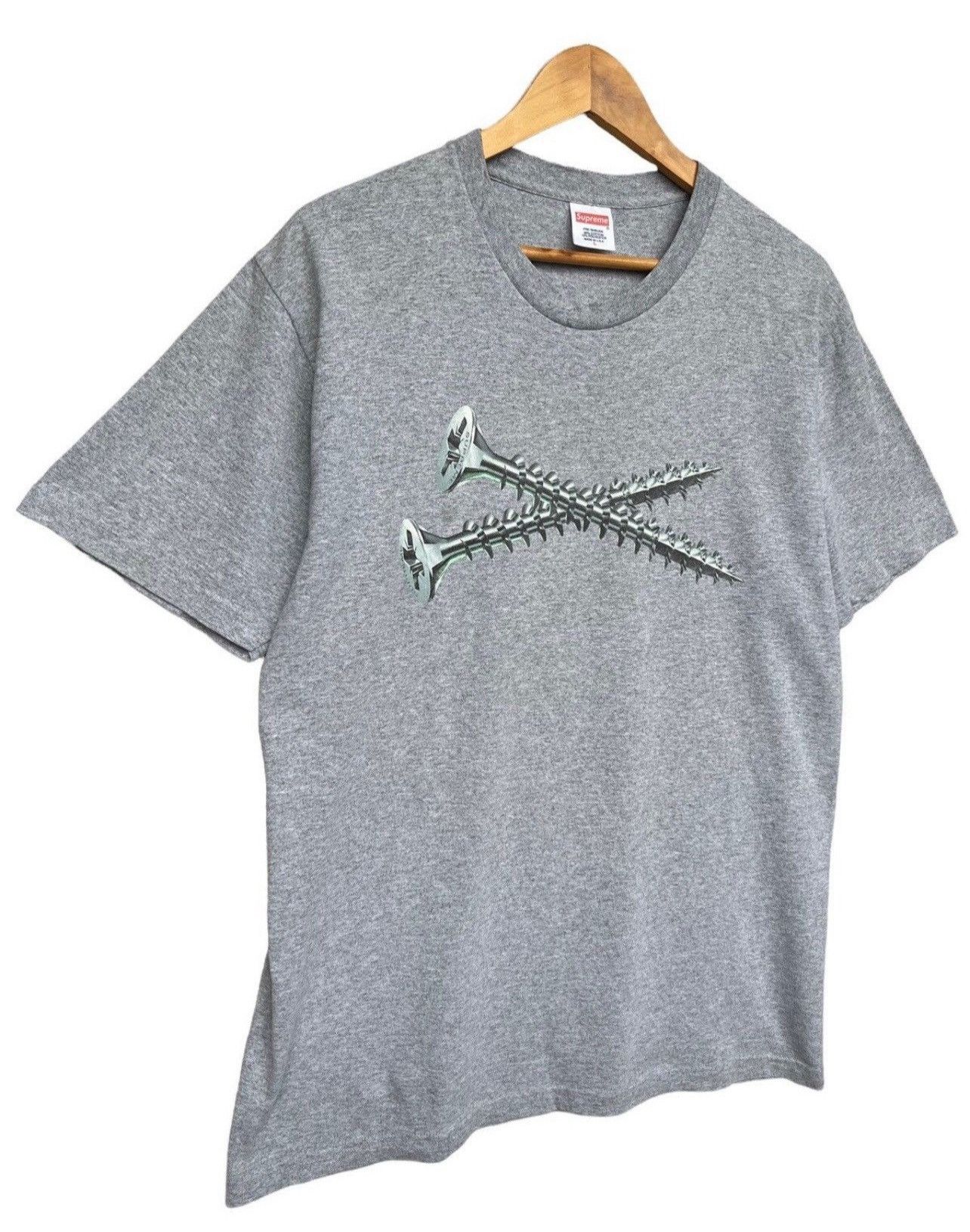 Supreme Supreme Screws Tee T-Shirt Size US L / EU 52-54 / 3 - 3 Thumbnail