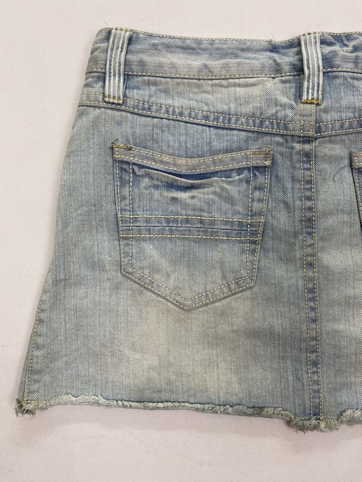 Japanese Brand Dirty Distressed Skirt Size 29" - 11 Thumbnail