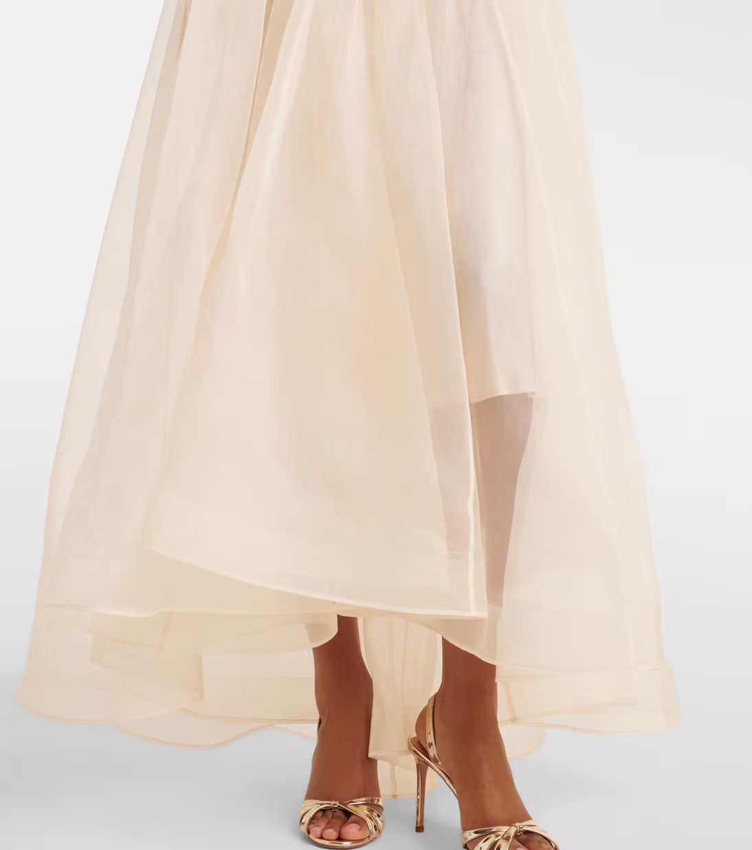 Zimmermann oc11z0226 Illuminate Macrame Gown In Cream Size L / US 10 / IT 46 - 5 Thumbnail