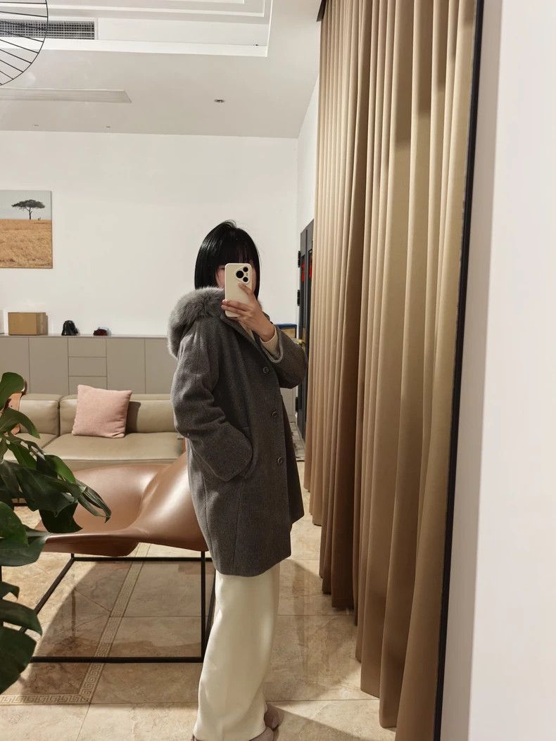 Max Mara Max Mara Studio wool coat, classic grey Size M / US 6-8 / IT 42-44 - 7 Thumbnail