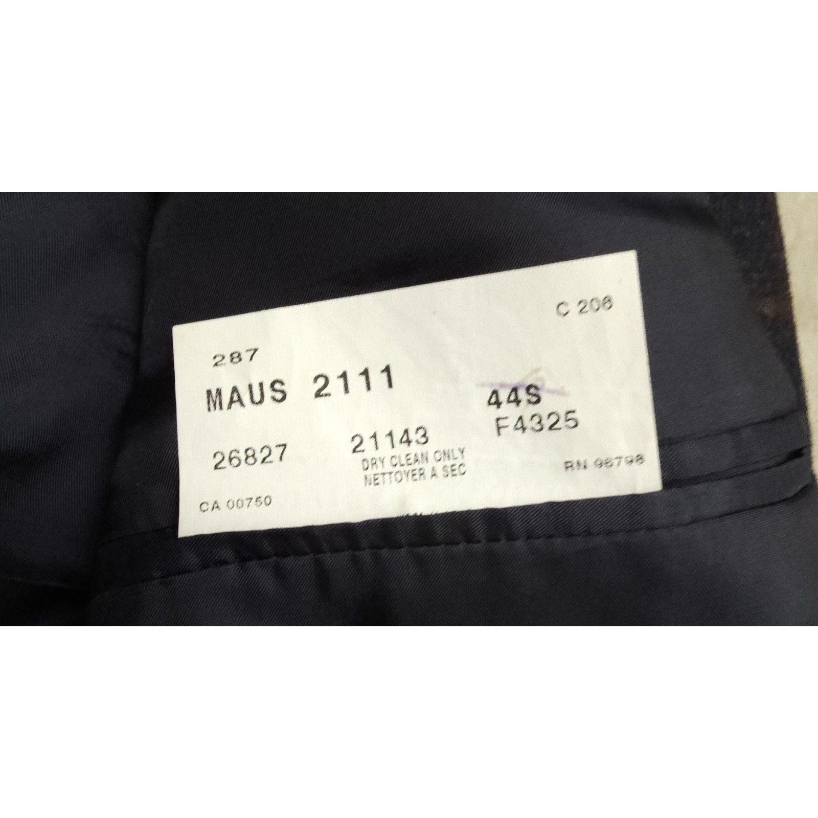 Maus & Hoffman Maus&Hoffman Hickey Freeman Blazer Cashmere Plazer 44S Size 44S - 9 Thumbnail