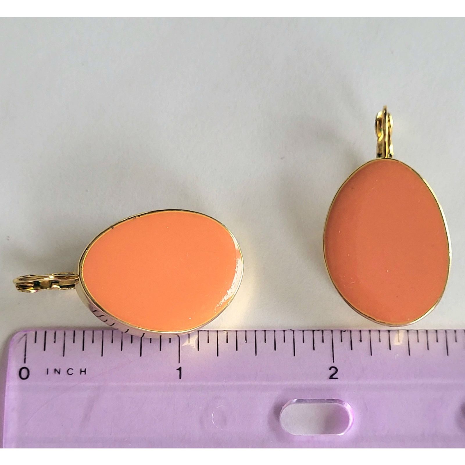 Kenneth Jay Lane VTG 22K Plate Kenneth Jay Lane Enamel/Gold Earrings Pierced Size ONE SIZE - 6 Thumbnail